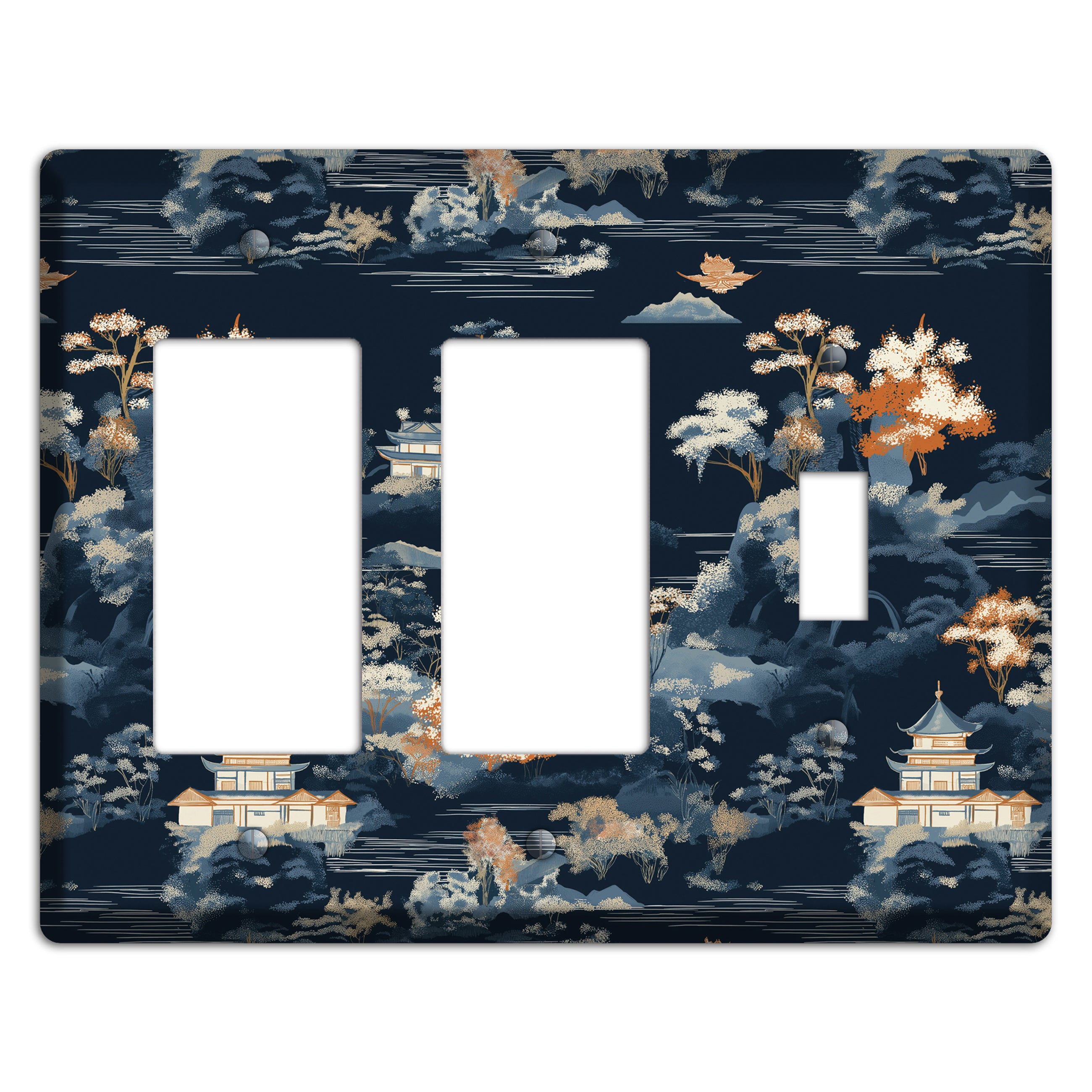 Jade Lantern Dusk 2 Rocker / Toggle Wallplate
