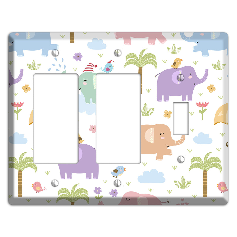 Elephant Dreams 2 Rocker / Toggle Wallplate