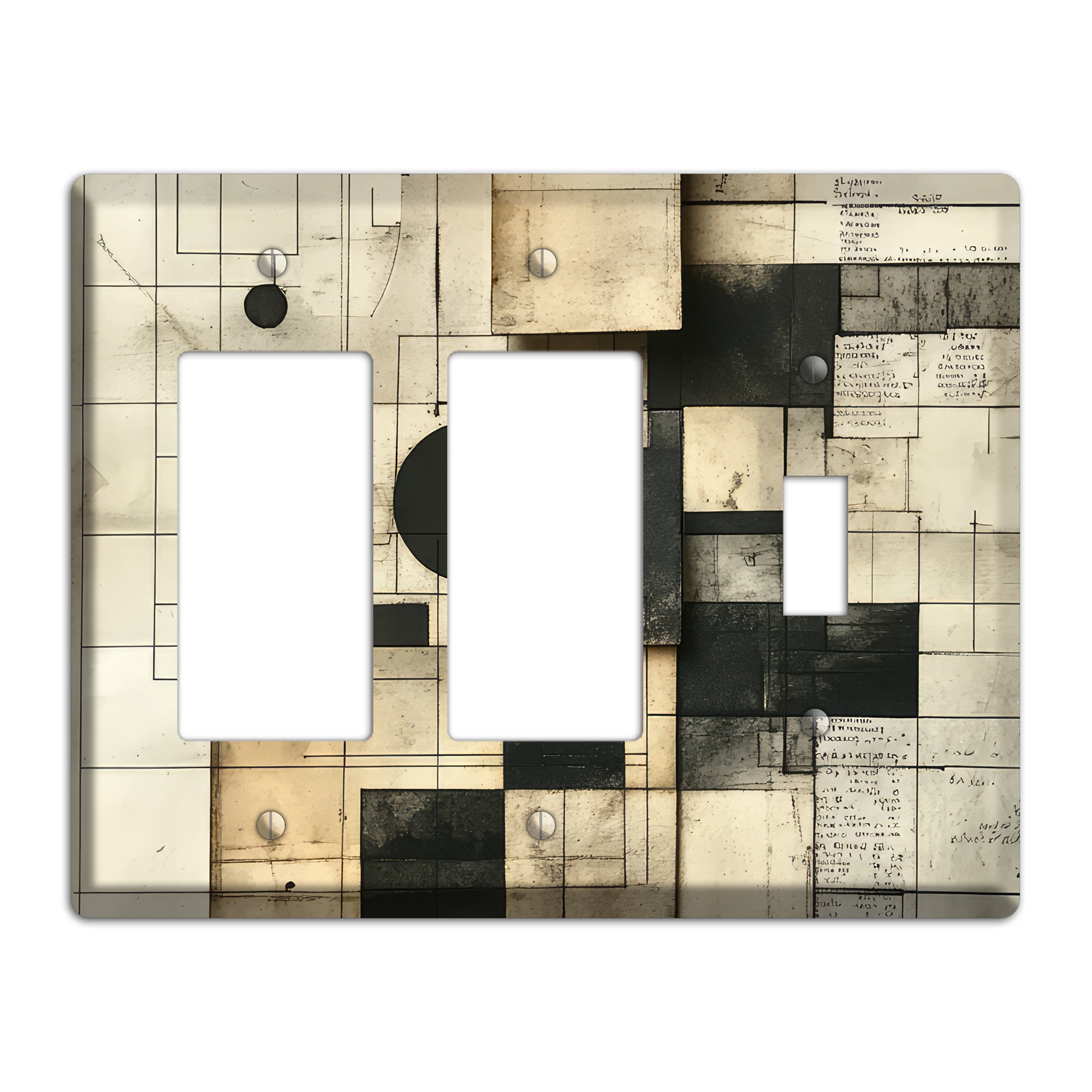 Drafting Room Séance 2 Rocker / Toggle Wallplate