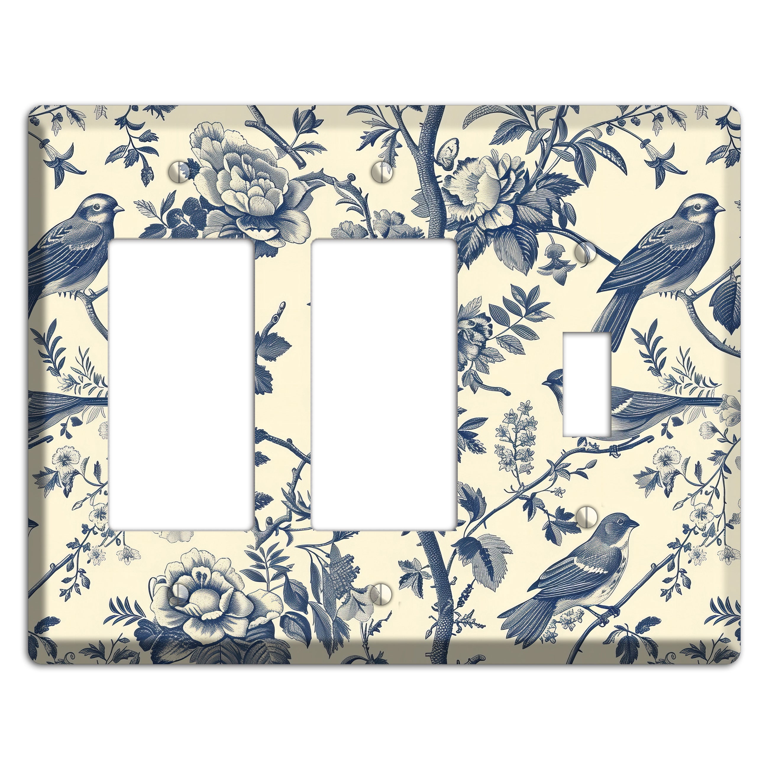 Garden Reverie 2 Rocker / Toggle Wallplate