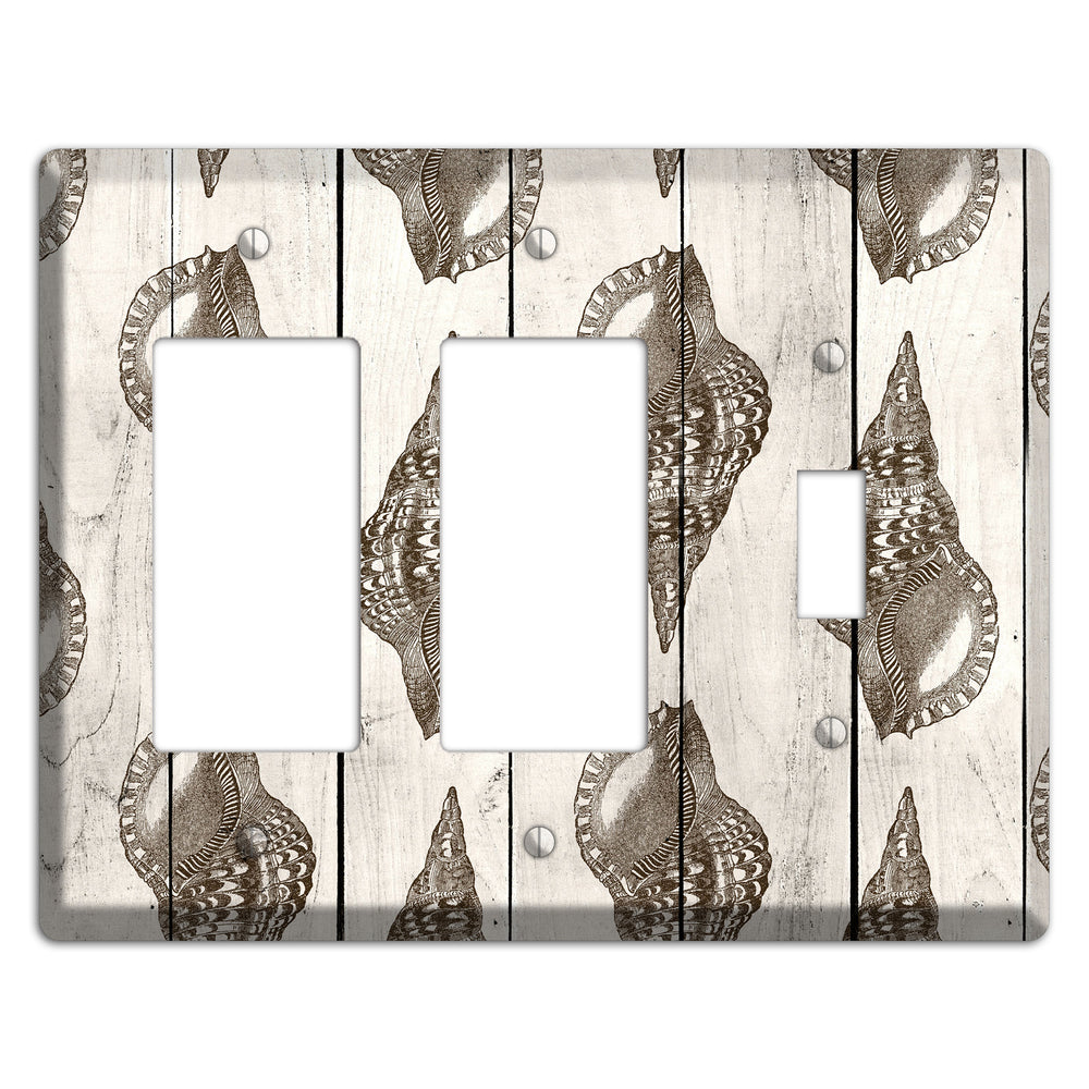 Shellbound Shore 2 Rocker / Toggle Wallplate