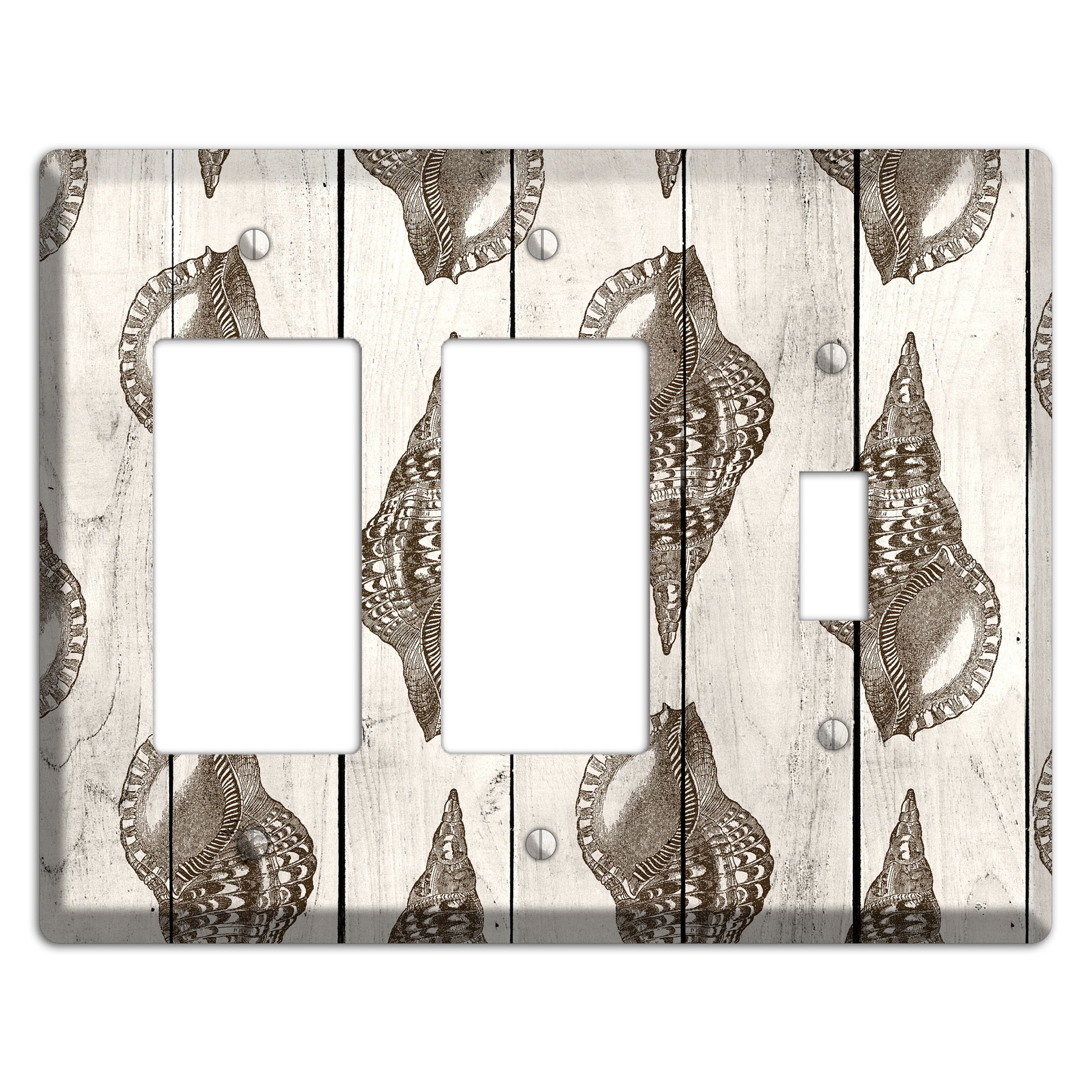 Shellbound Shore 2 Rocker / Toggle Wallplate