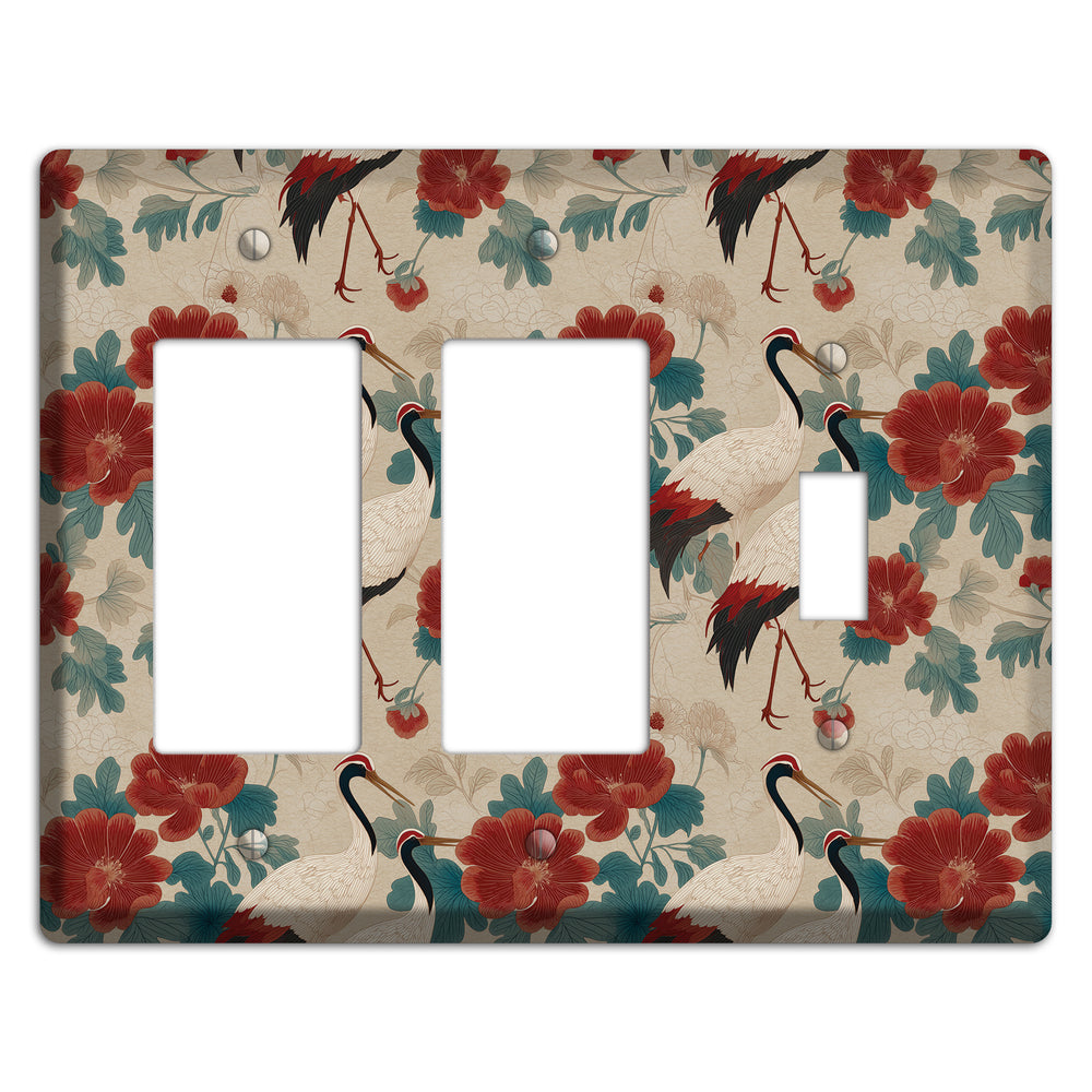 Rust Peony Passage 2 Rocker / Toggle Wallplate