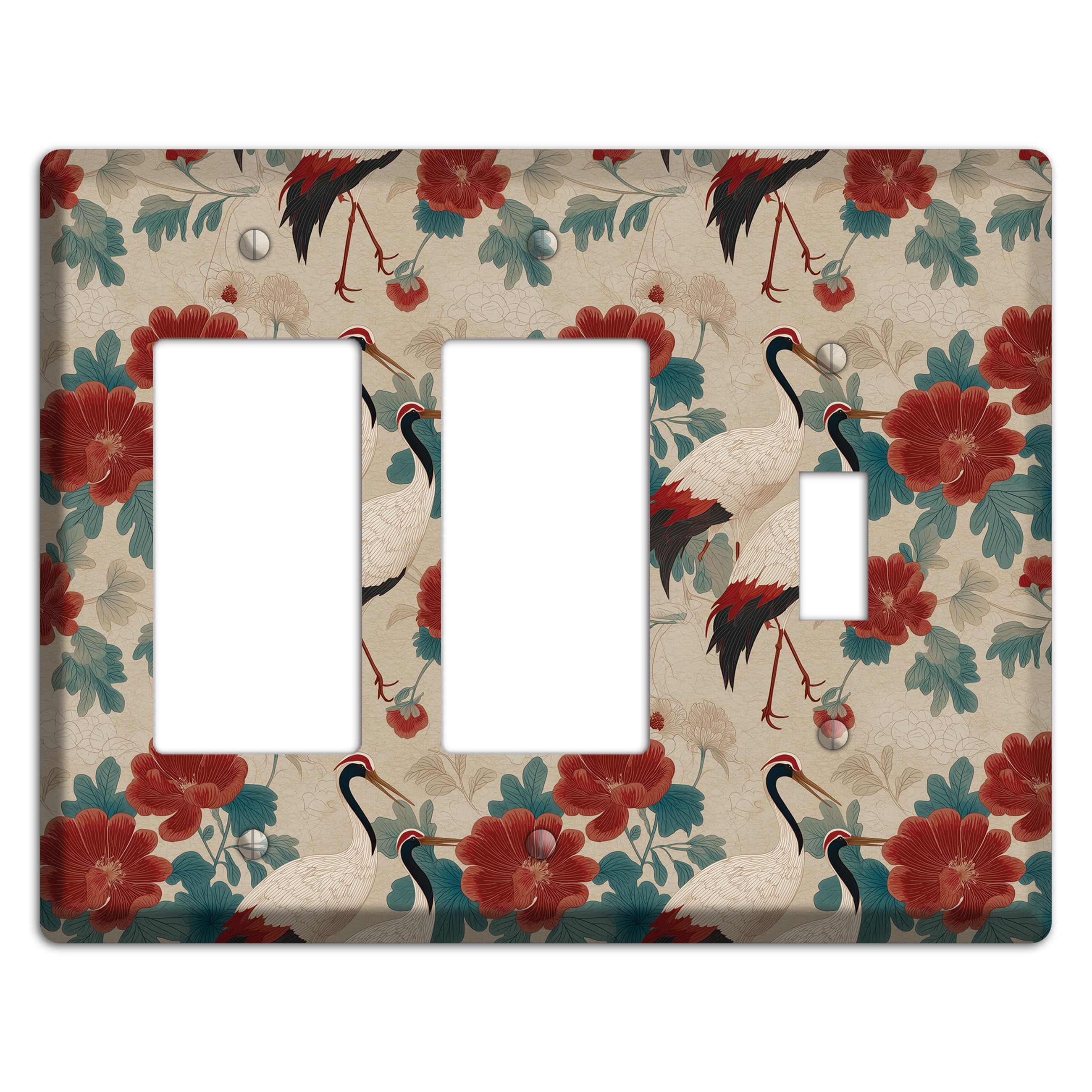 Rust Peony Passage 2 Rocker / Toggle Wallplate