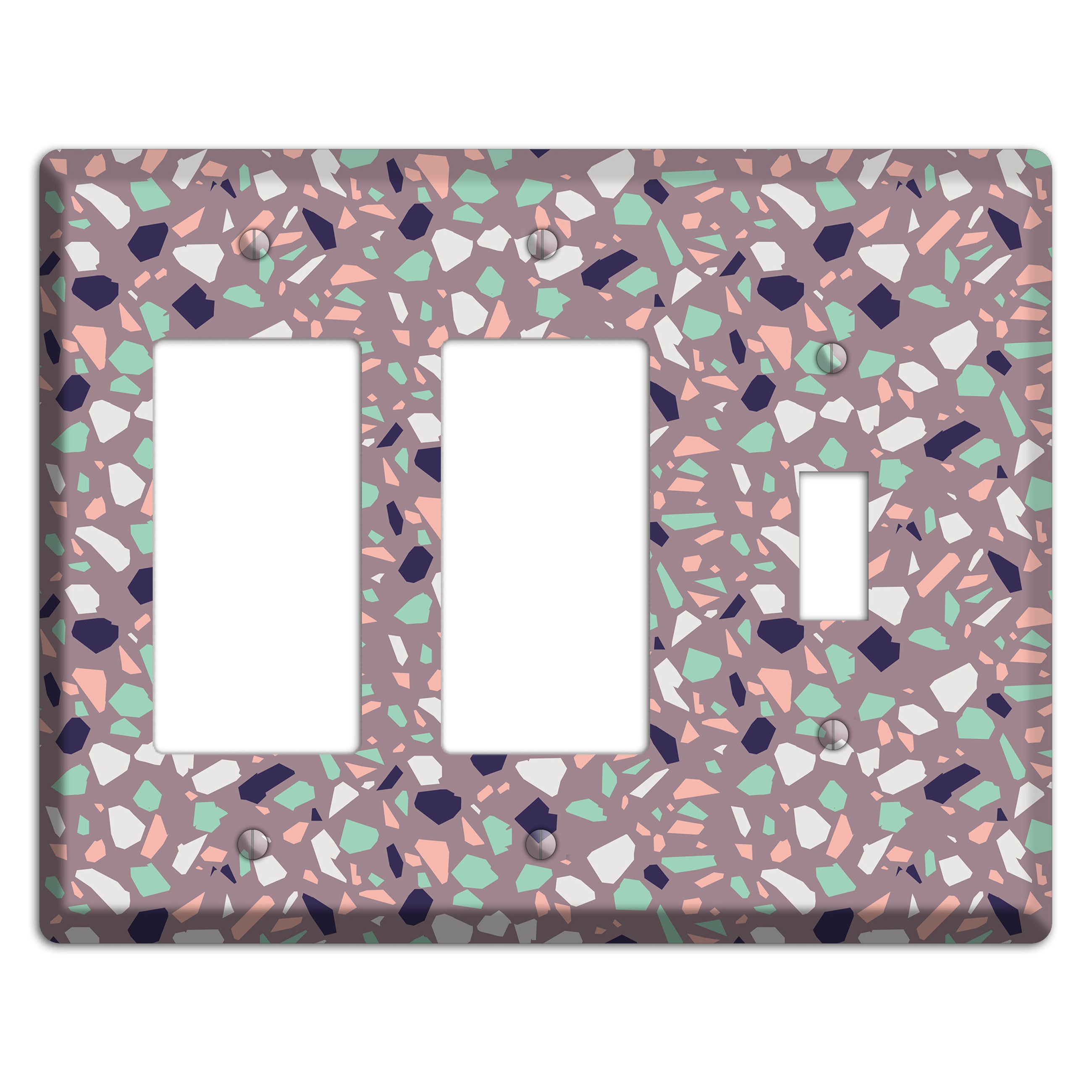Lavender Shard 2 Rocker / Toggle Wallplate