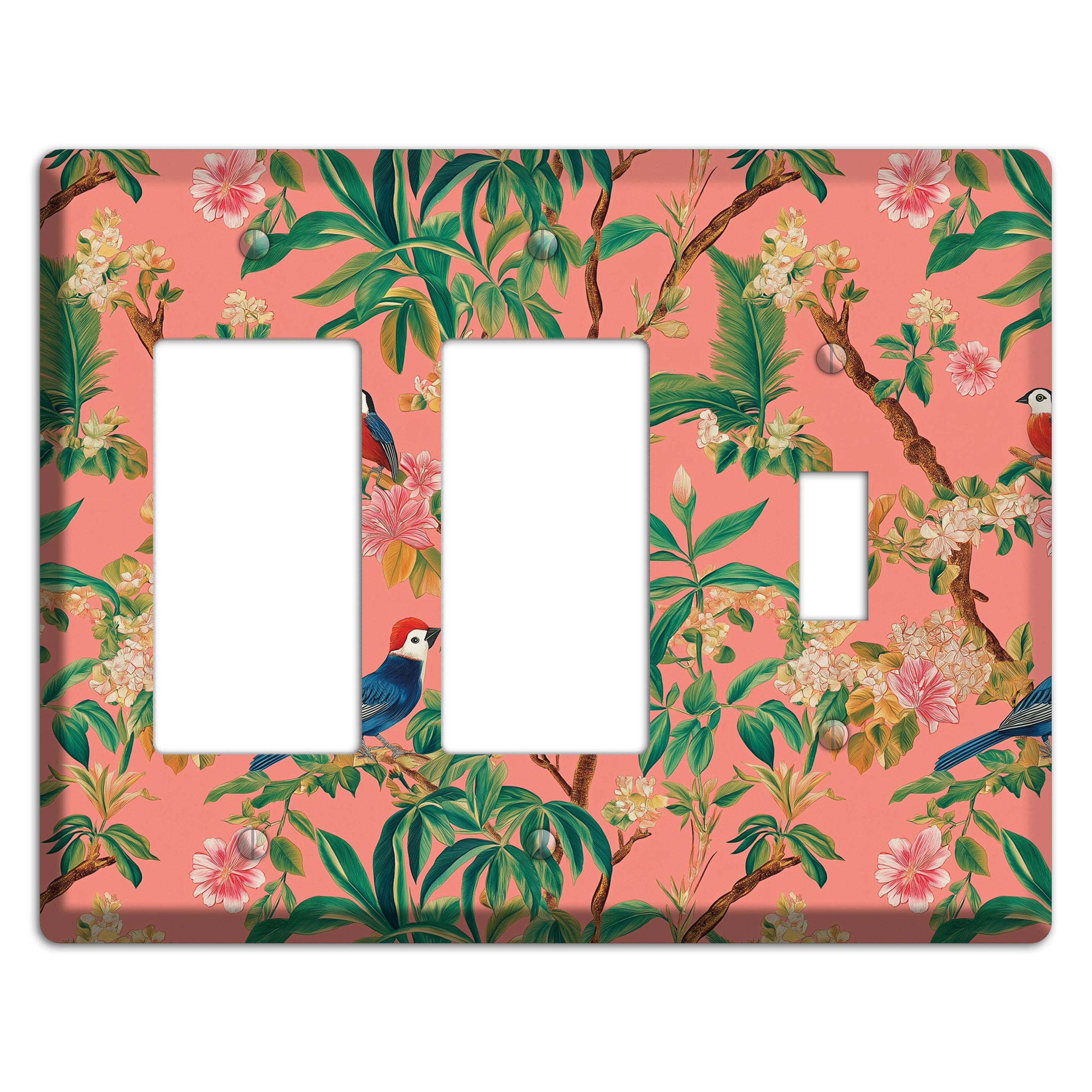 Coral Garden Reverie 2 Rocker / Toggle Wallplate