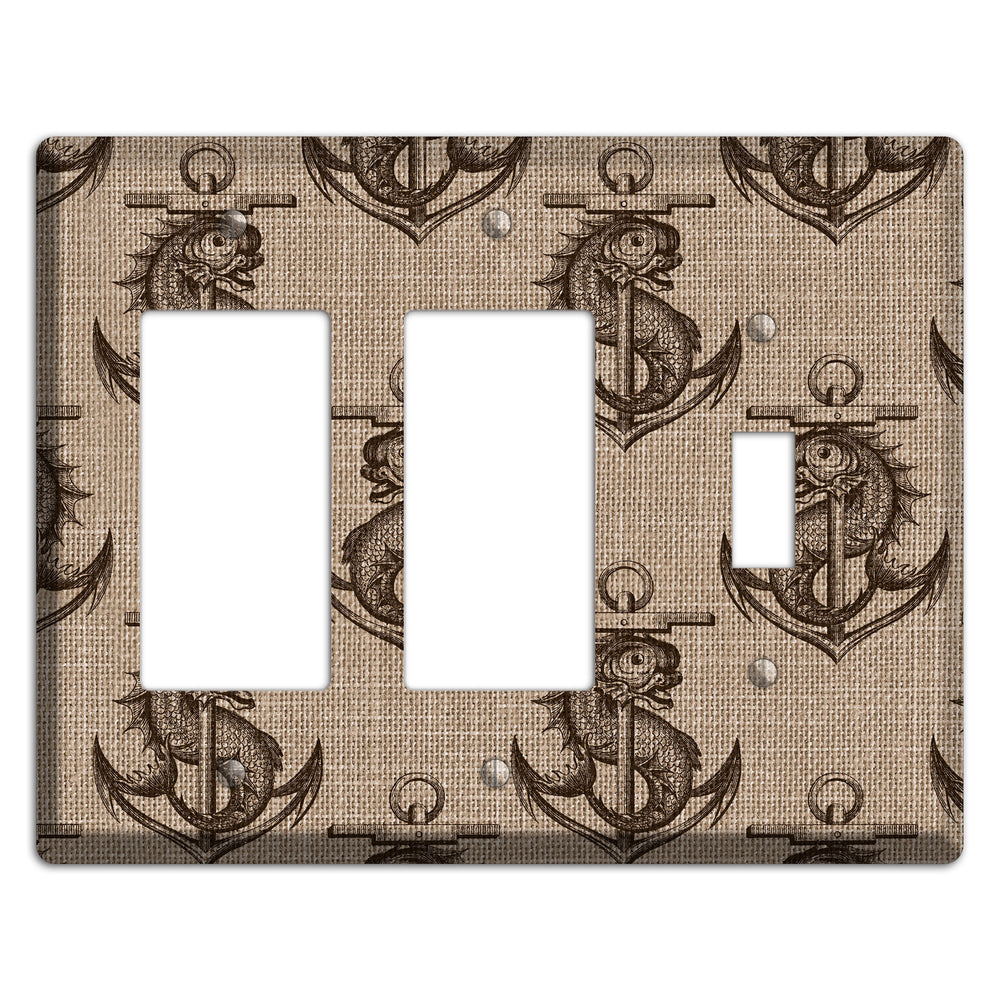 Anchor & Leviathan 2 Rocker / Toggle Wallplate
