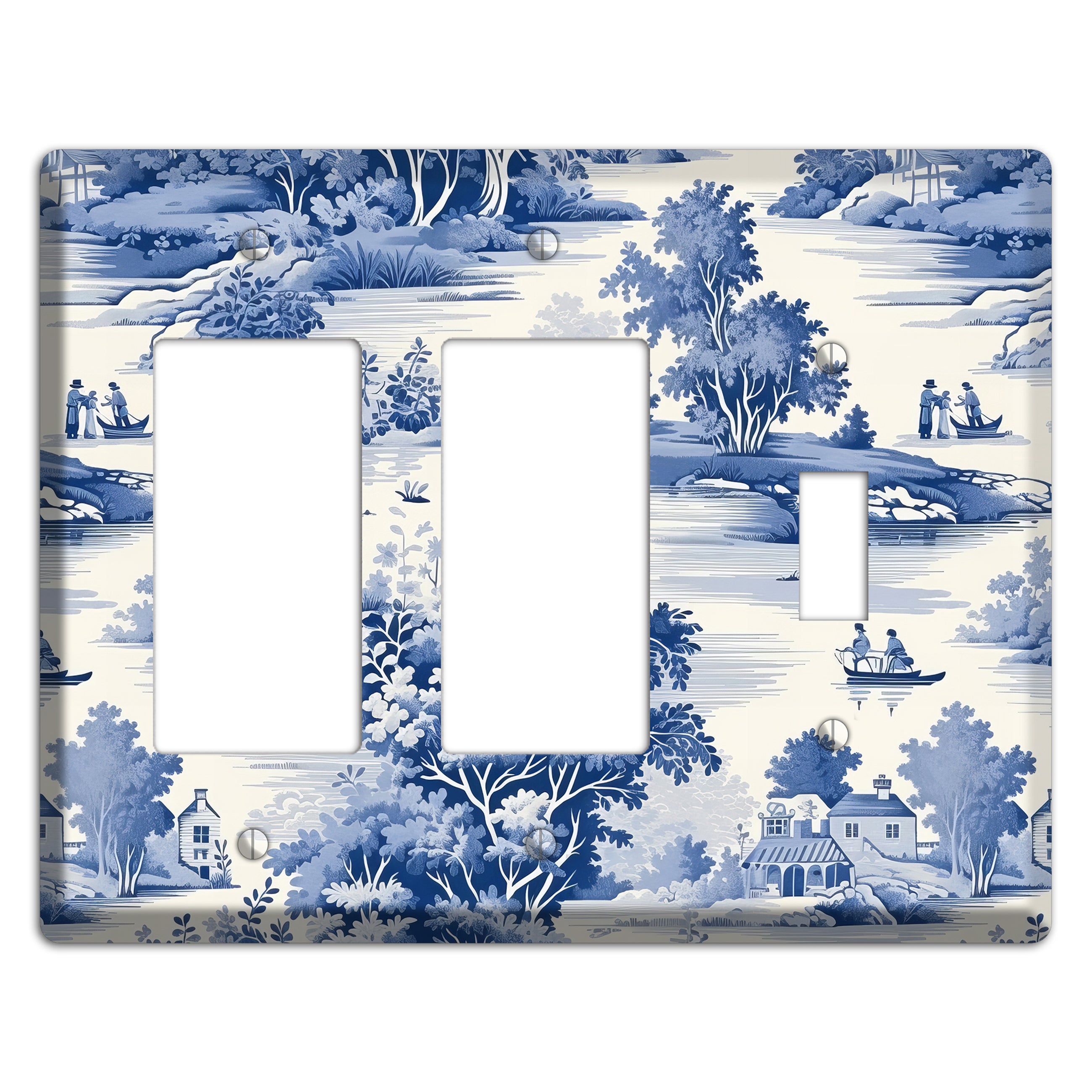 River & Reverie 2 Rocker / Toggle Wallplate