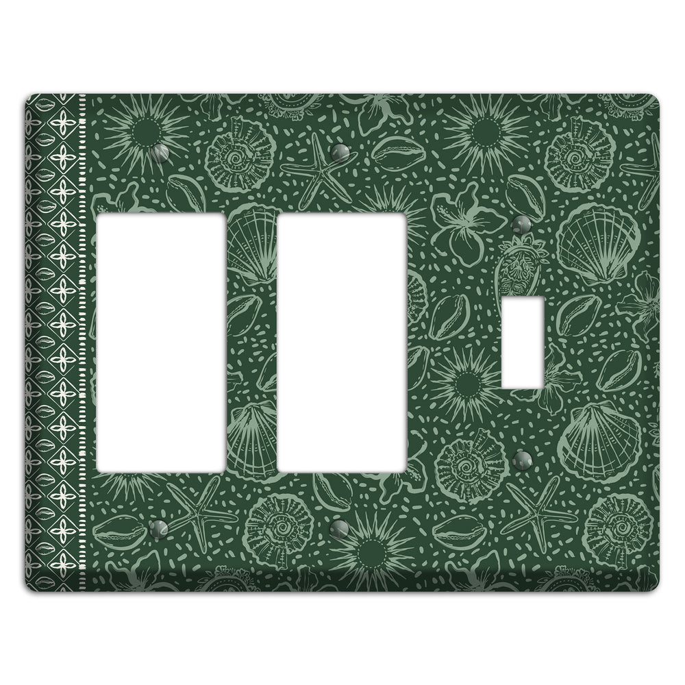 Emerald Tide Reliquary 2 Rocker / Toggle Wallplate