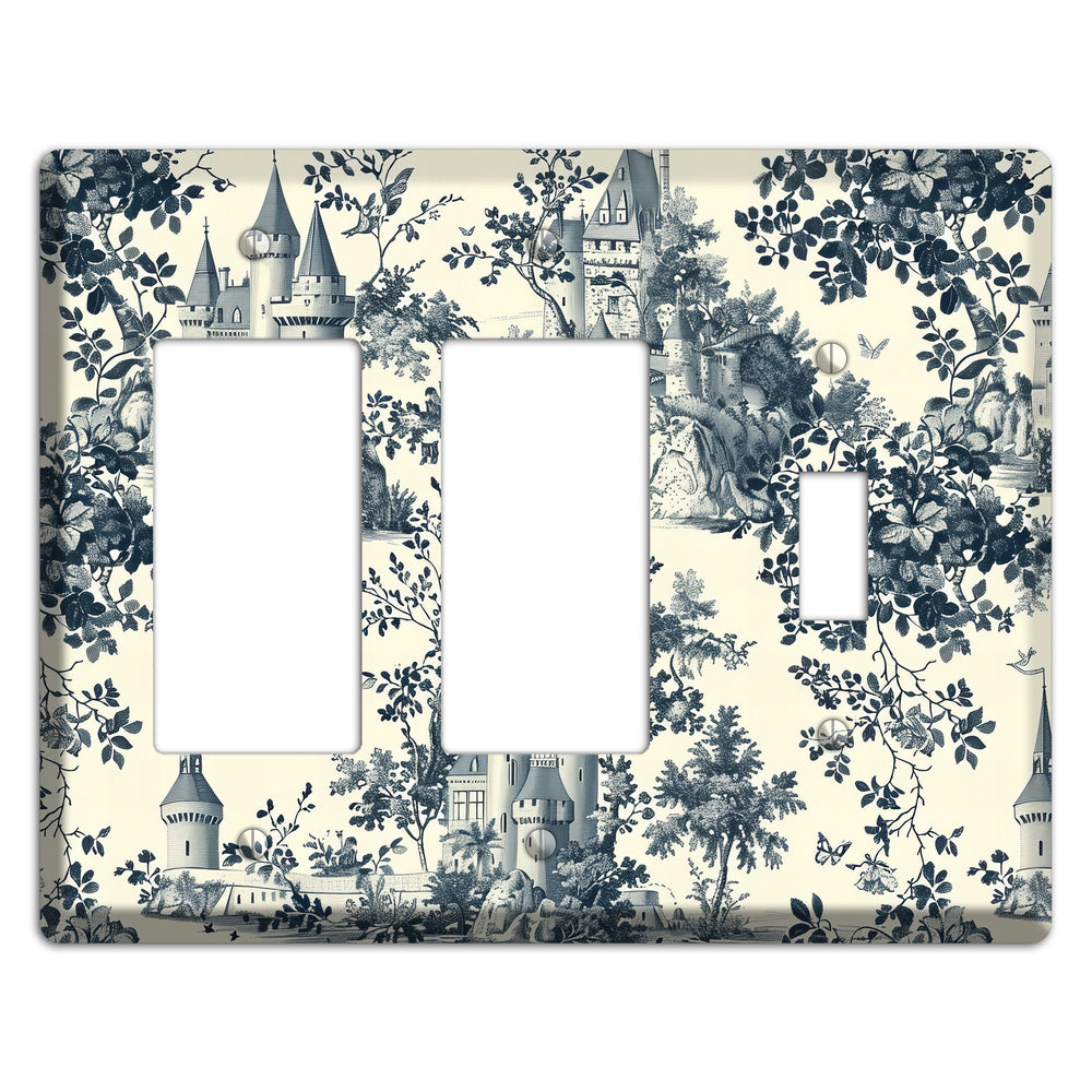 Castle & Crown 2 Rocker / Toggle Wallplate