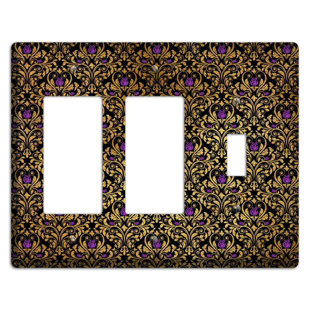 Gilded Masquerade 2 Rocker / Toggle Wallplate