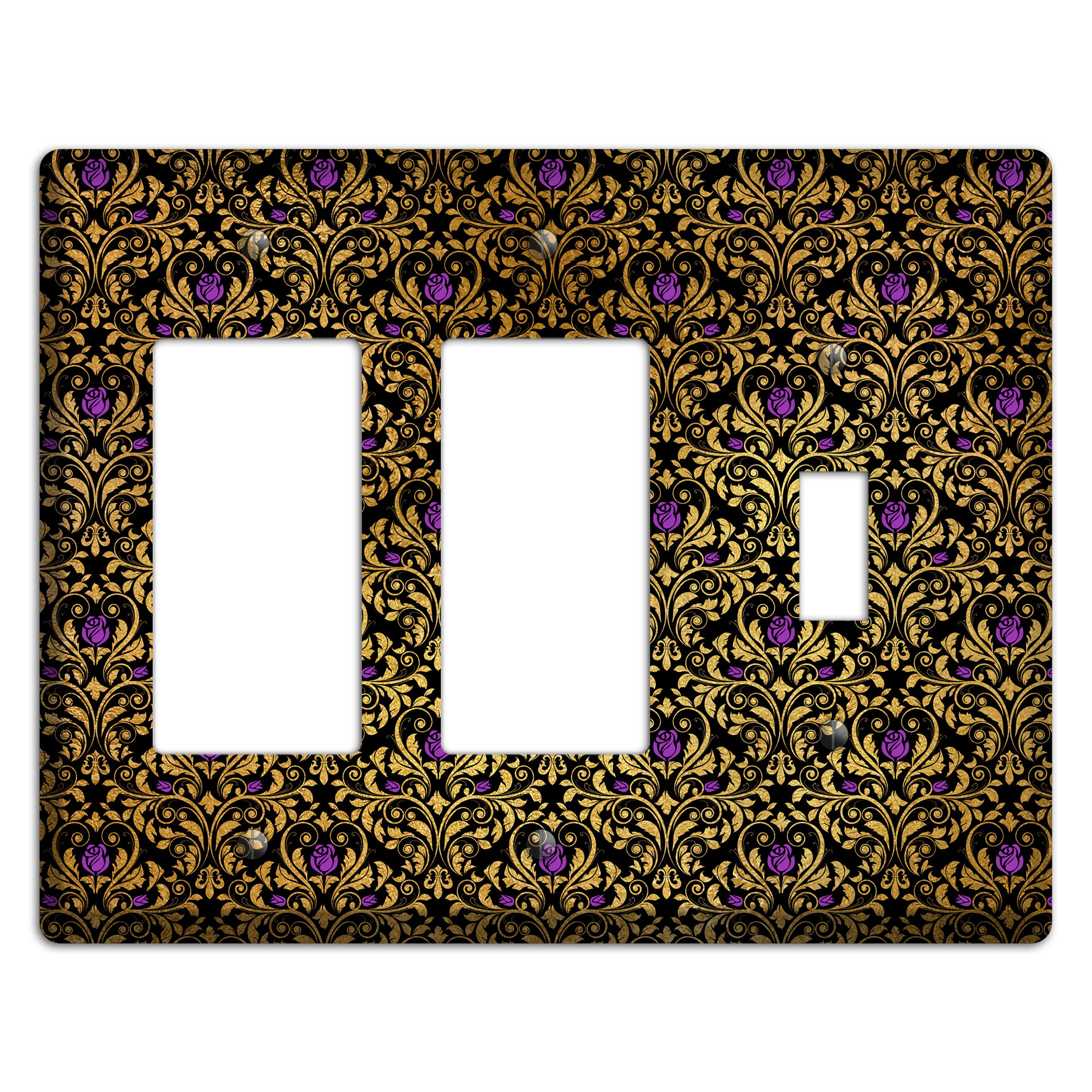 Gilded Masquerade 2 Rocker / Toggle Wallplate