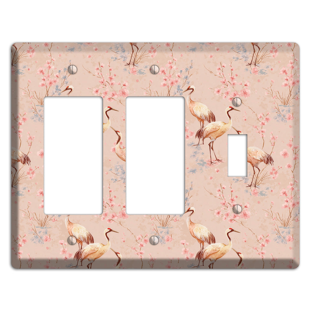 Blush Sakura Passage 2 Rocker / Toggle Wallplate