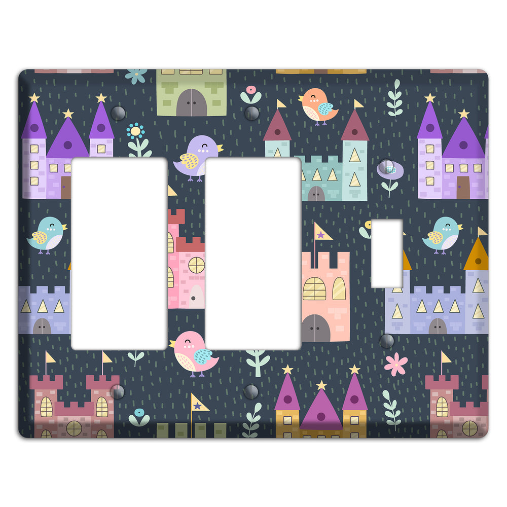 Castle Garden 2 Rocker / Toggle Wallplate