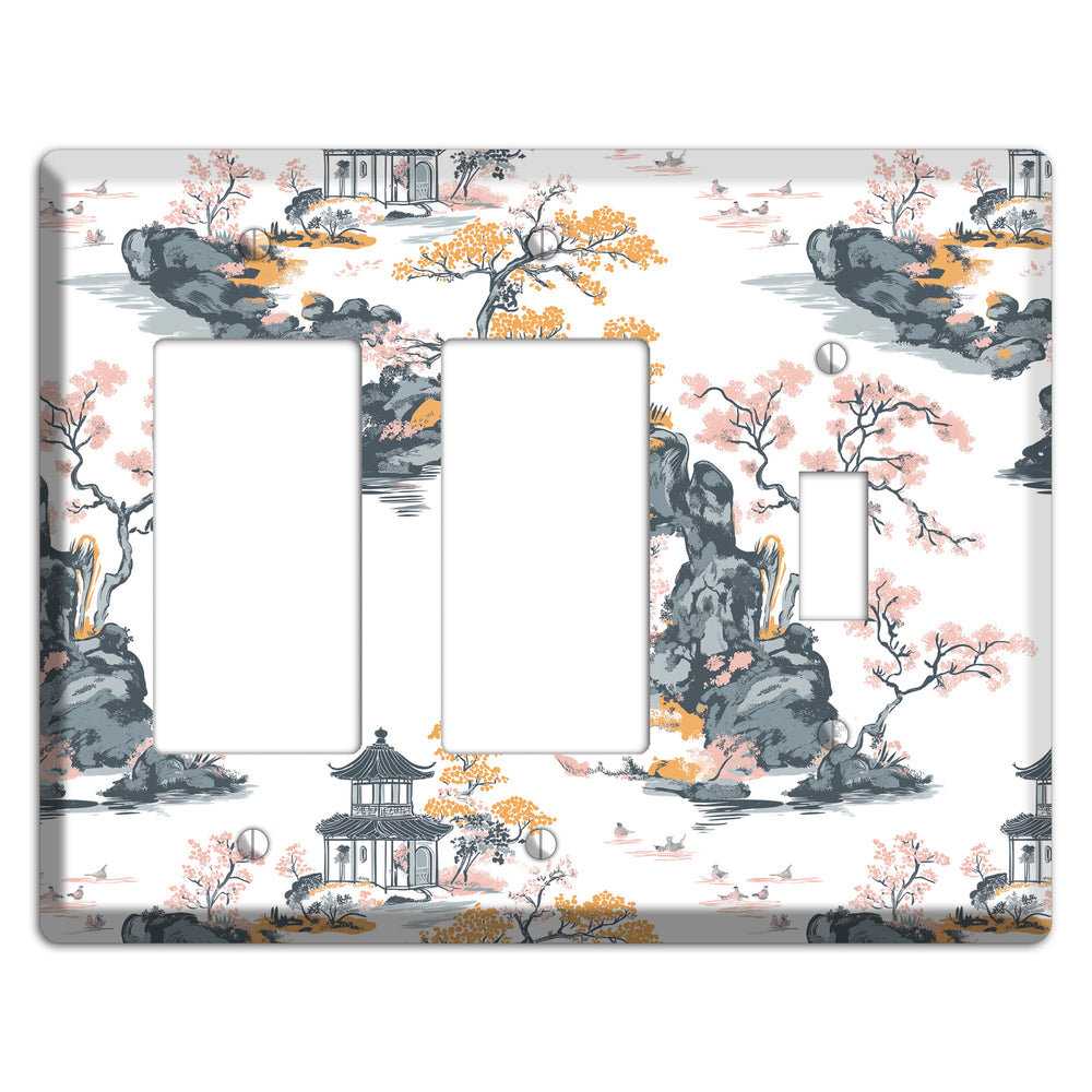 Stone Garden Reverie 2 Rocker / Toggle Wallplate