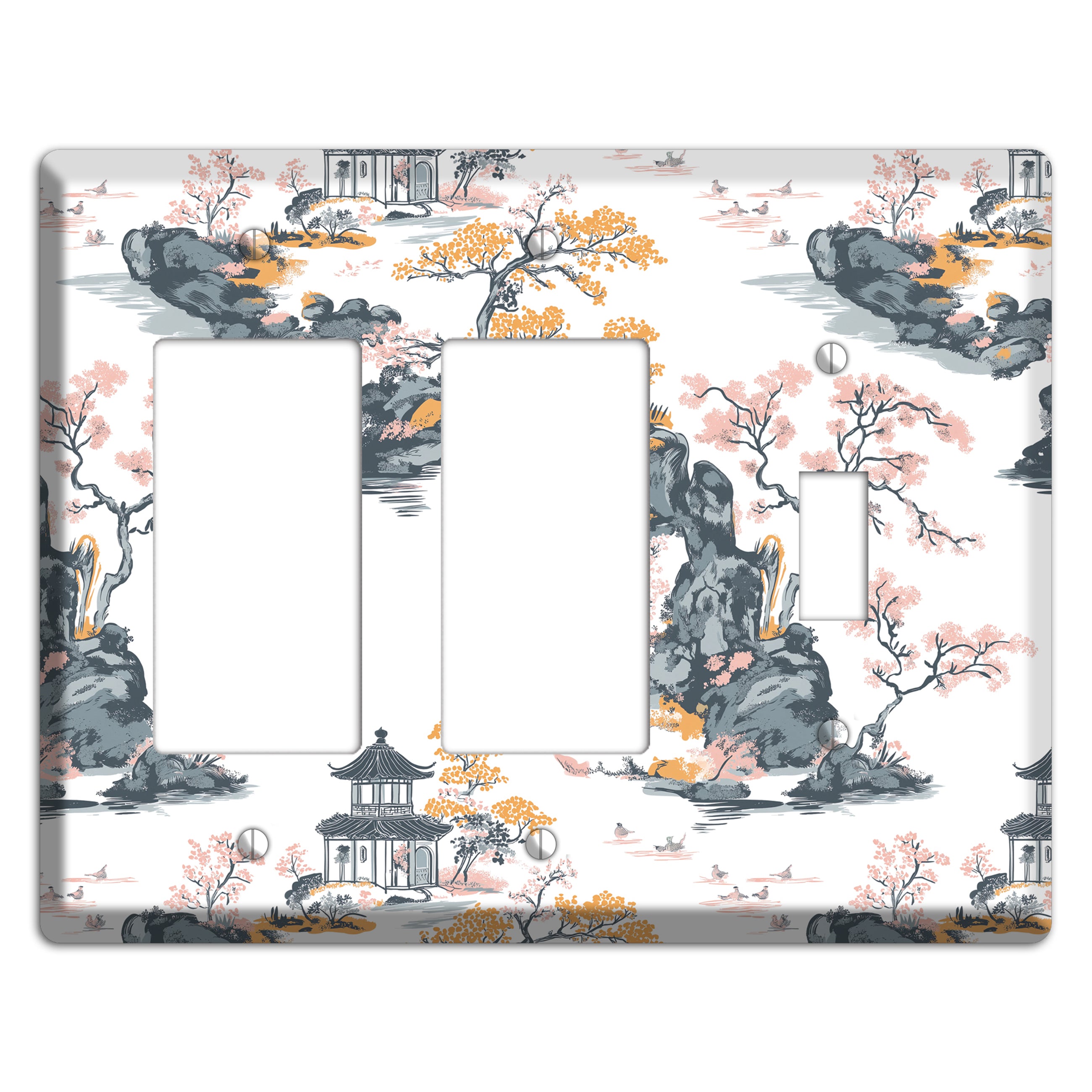 Stone Garden Reverie 2 Rocker / Toggle Wallplate
