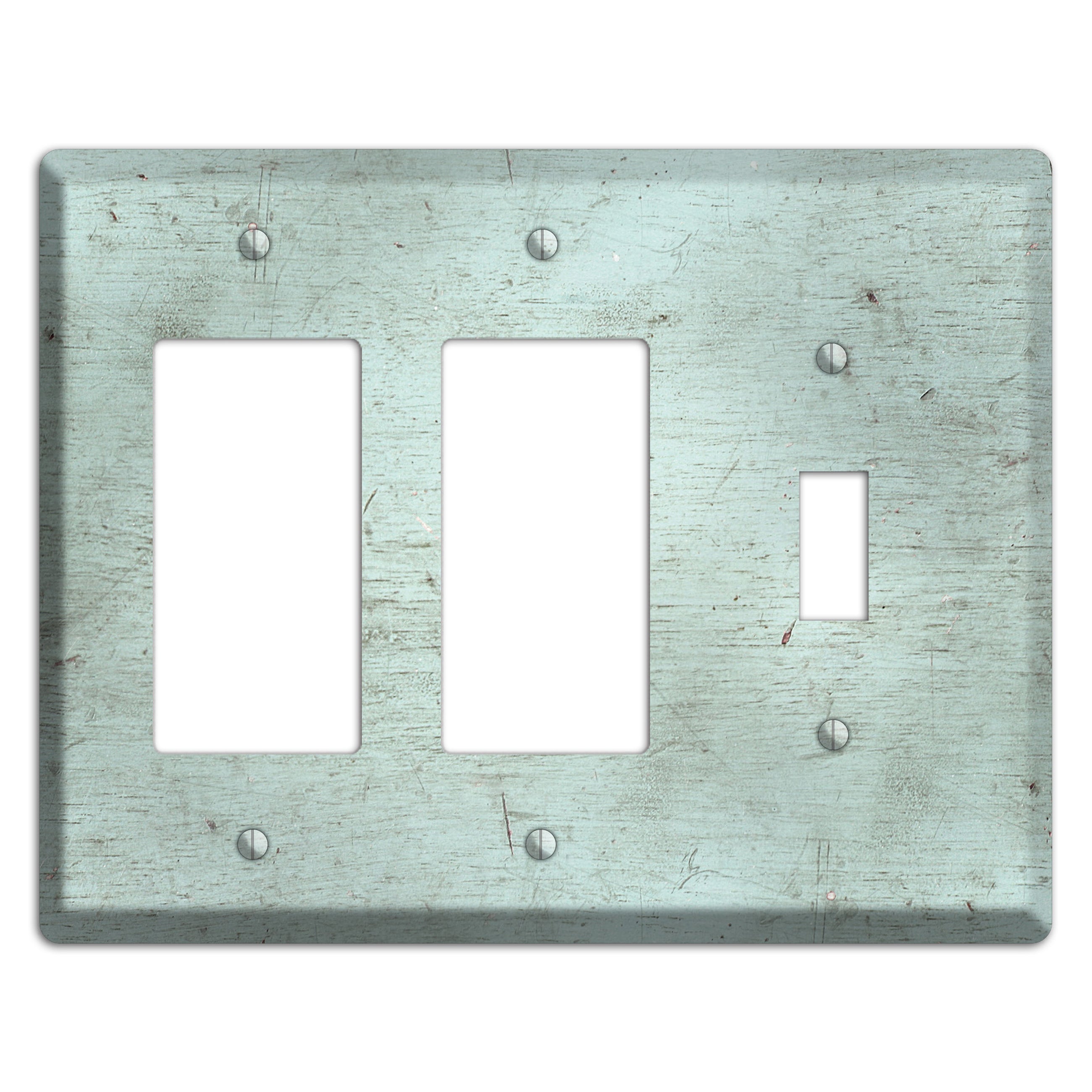 Weathered Teal Deck 2 Rocker / Toggle Wallplate