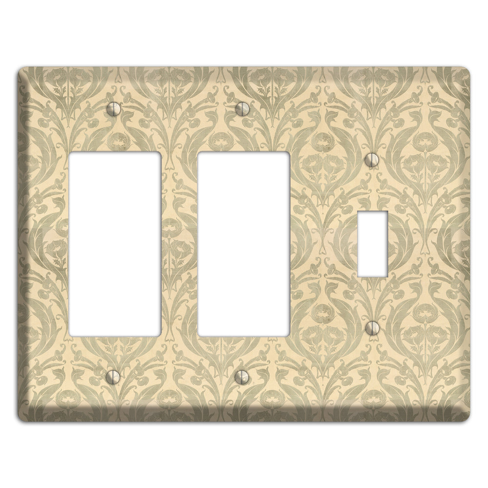 Whispered Thistle 2 Rocker / Toggle Wallplate