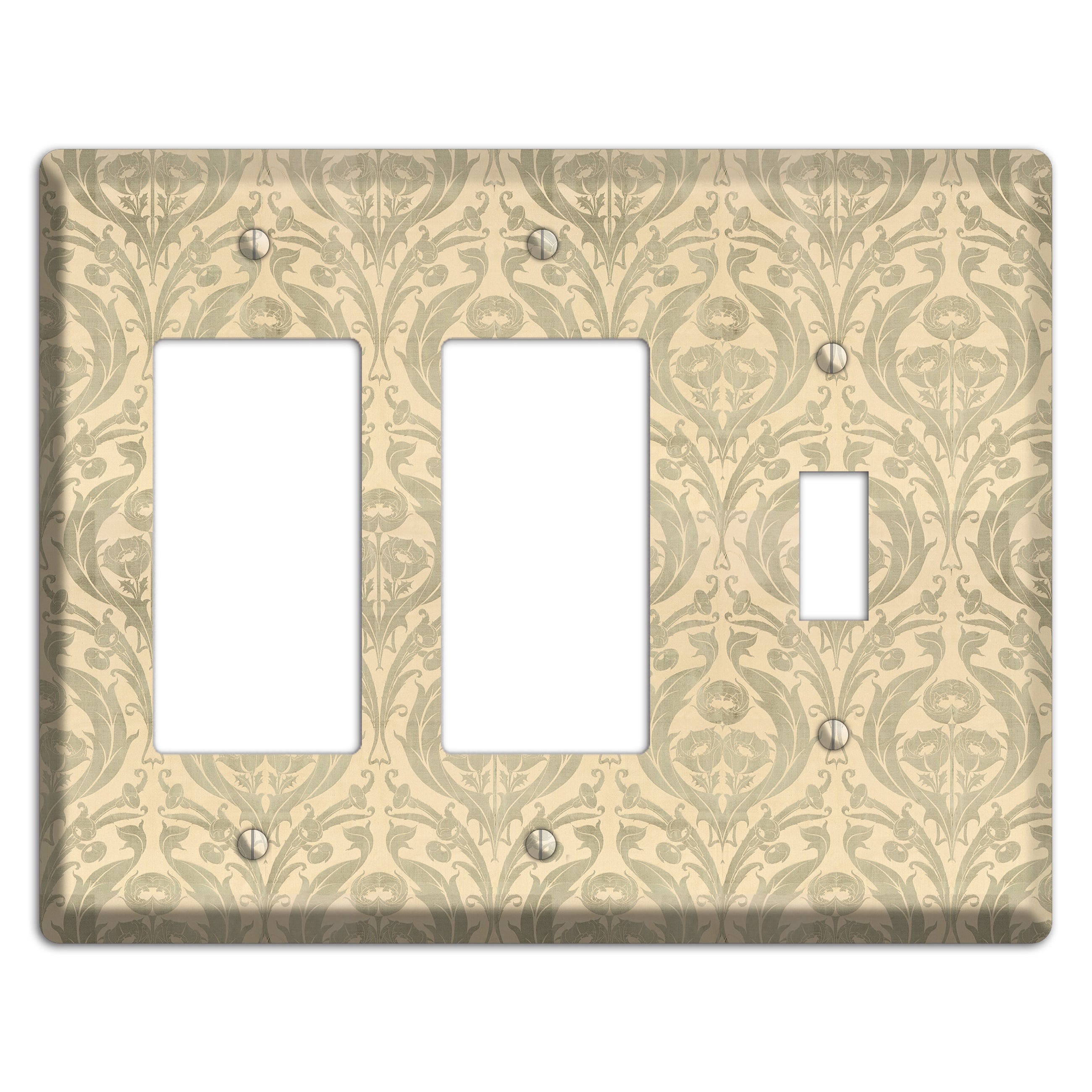 Whispered Thistle 2 Rocker / Toggle Wallplate