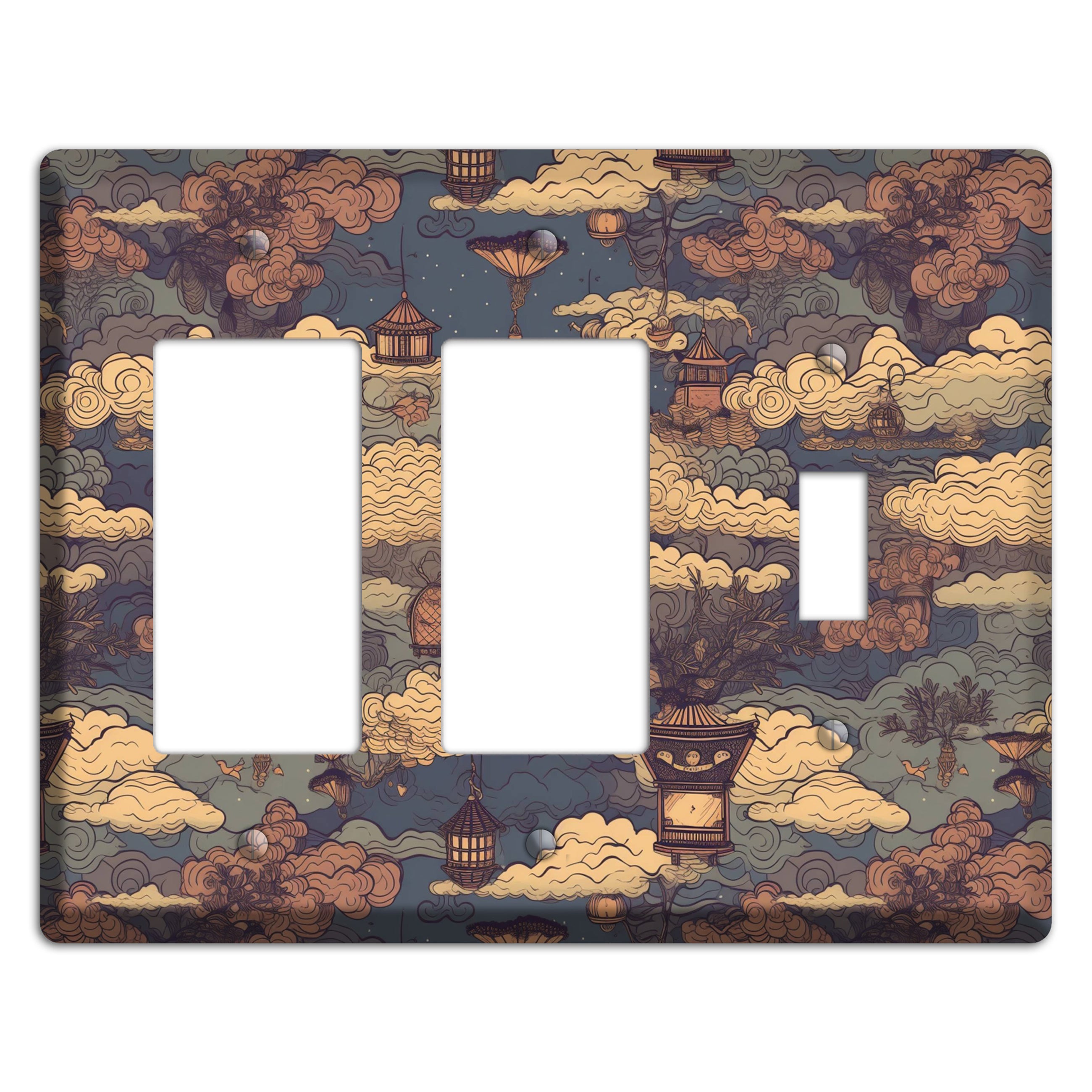 Lantern Sky Realm 2 Rocker / Toggle Wallplate