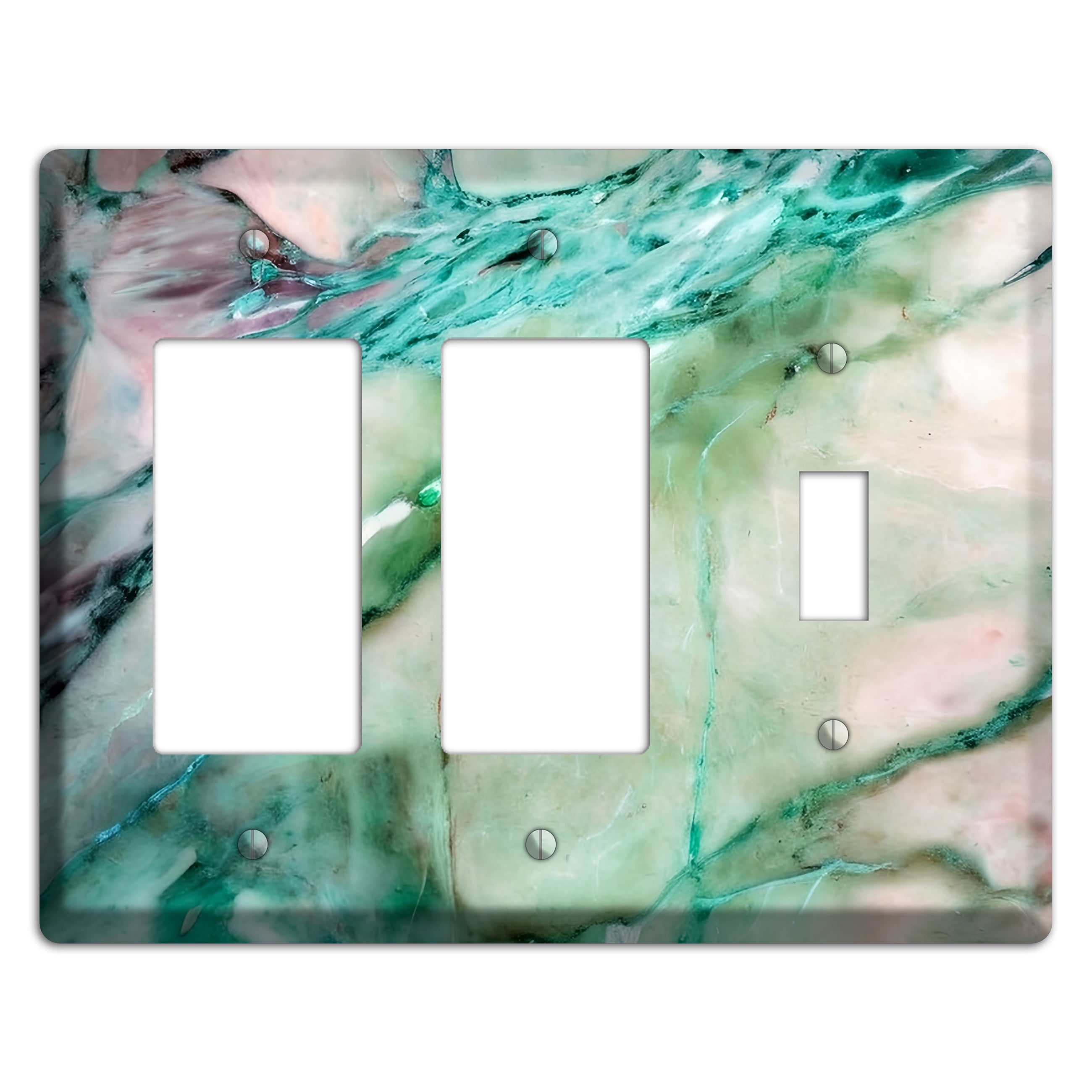 Monte Carlo Marble 2 Rocker / Toggle Wallplate
