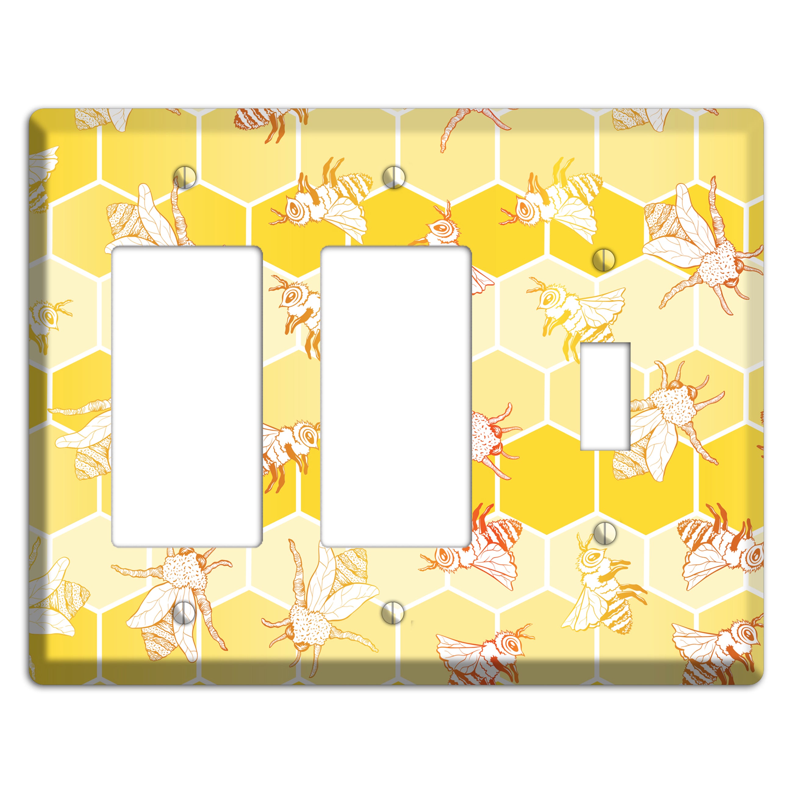 Hive & Flutter 2 Rocker / Toggle Wallplate