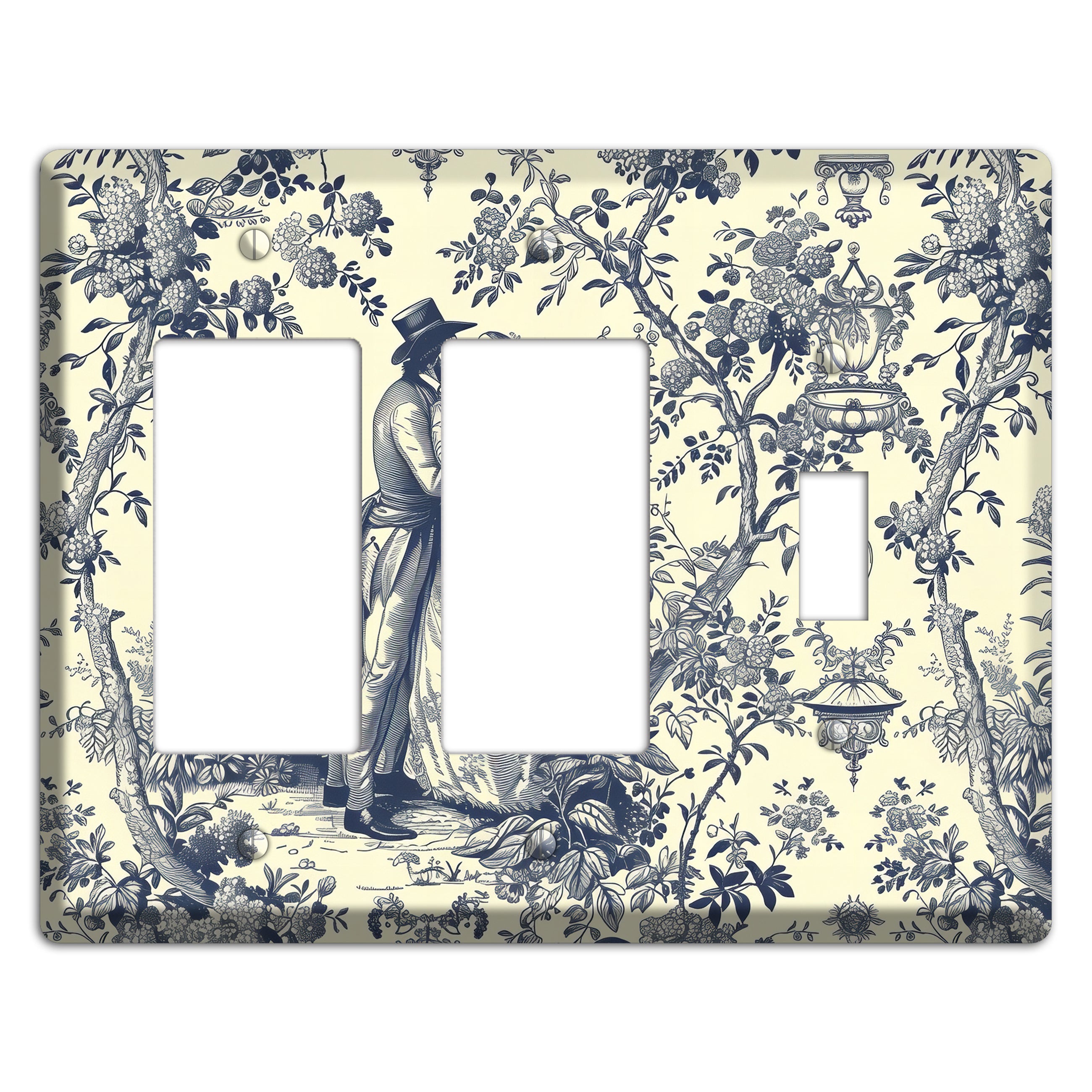 Garden Tryst 2 Rocker / Toggle Wallplate