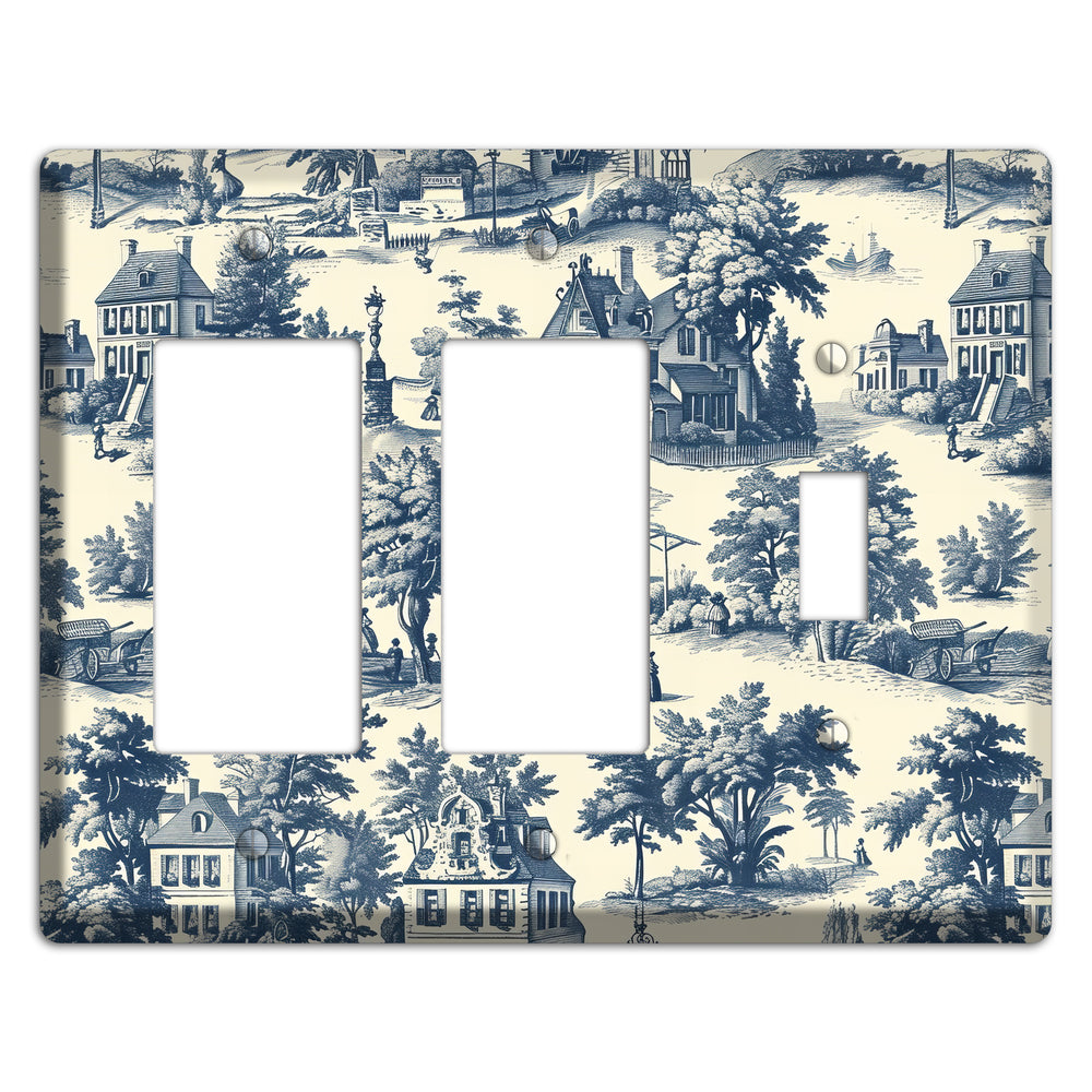 Village & Volley 2 Rocker / Toggle Wallplate