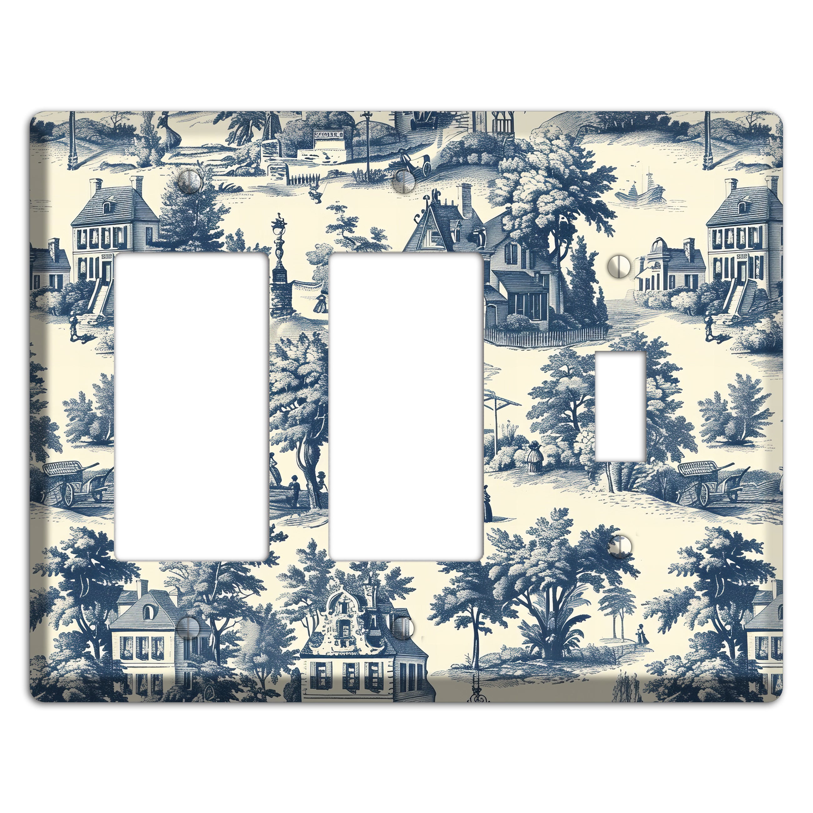 Village & Volley 2 Rocker / Toggle Wallplate