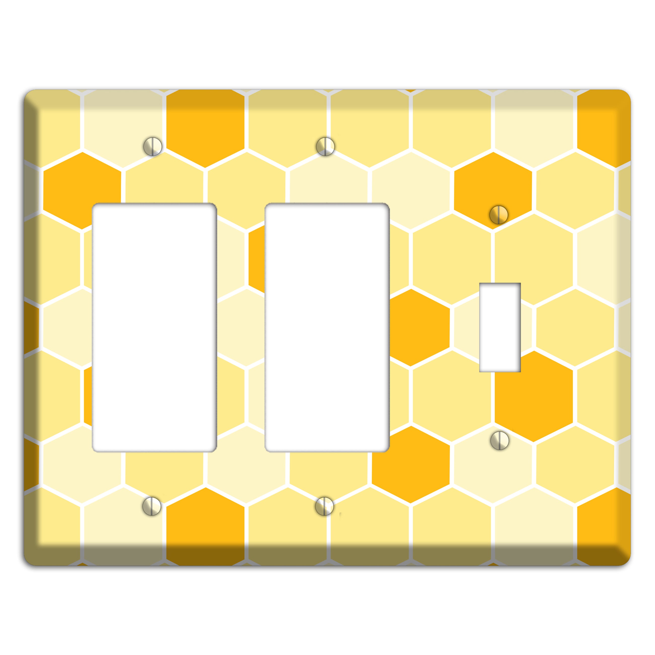 Honeycomb Harvest 2 Rocker / Toggle Wallplate