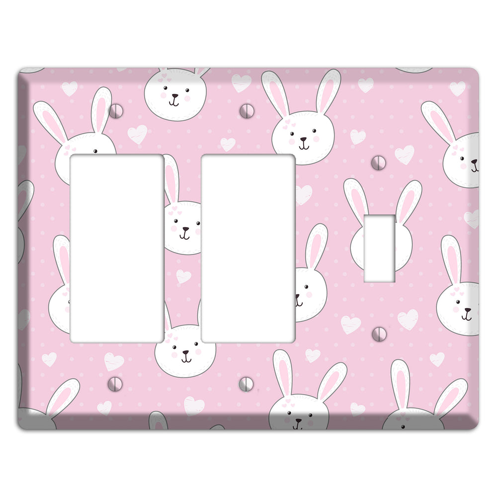 Bunny Love 2 Rocker / Toggle Wallplate