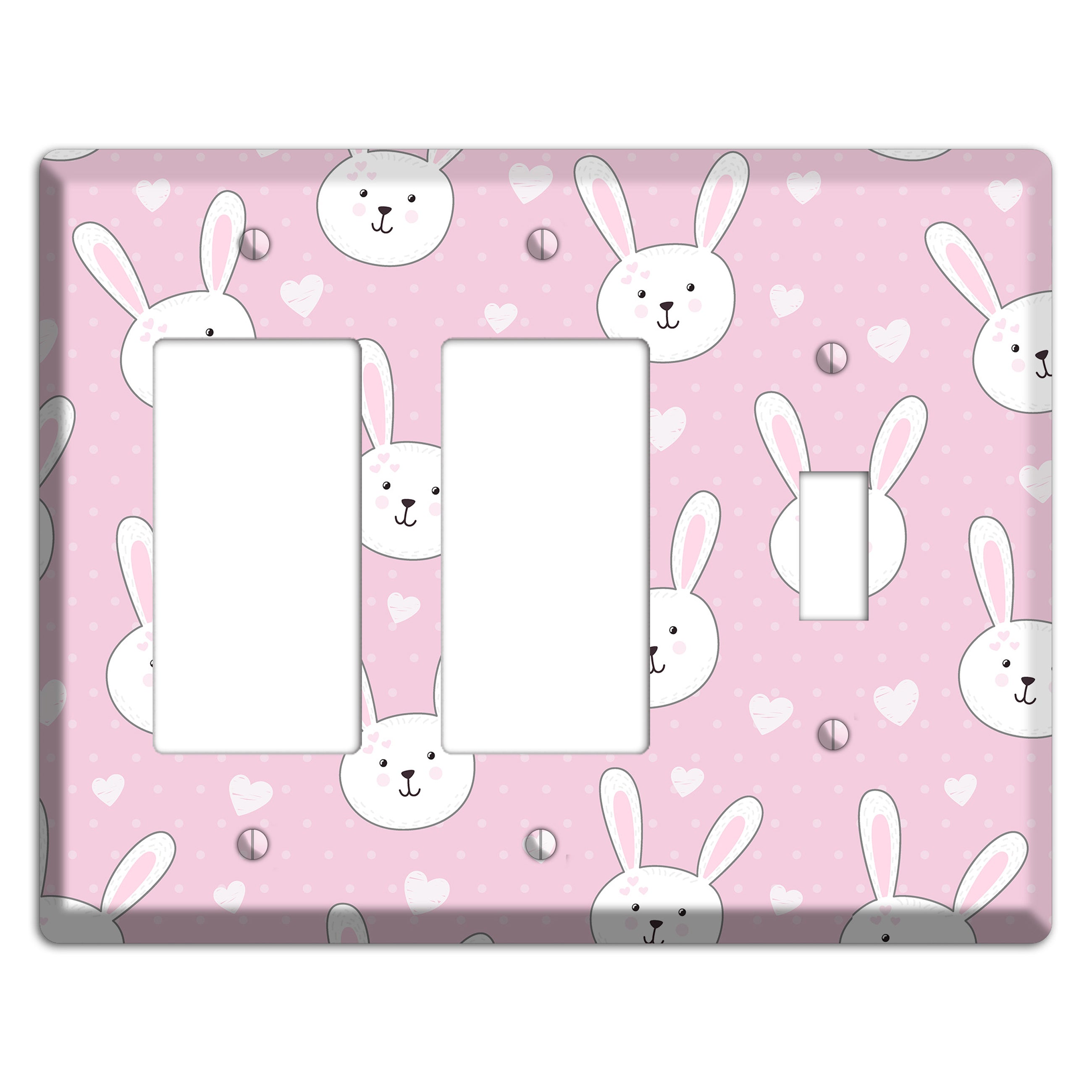 Bunny Love 2 Rocker / Toggle Wallplate