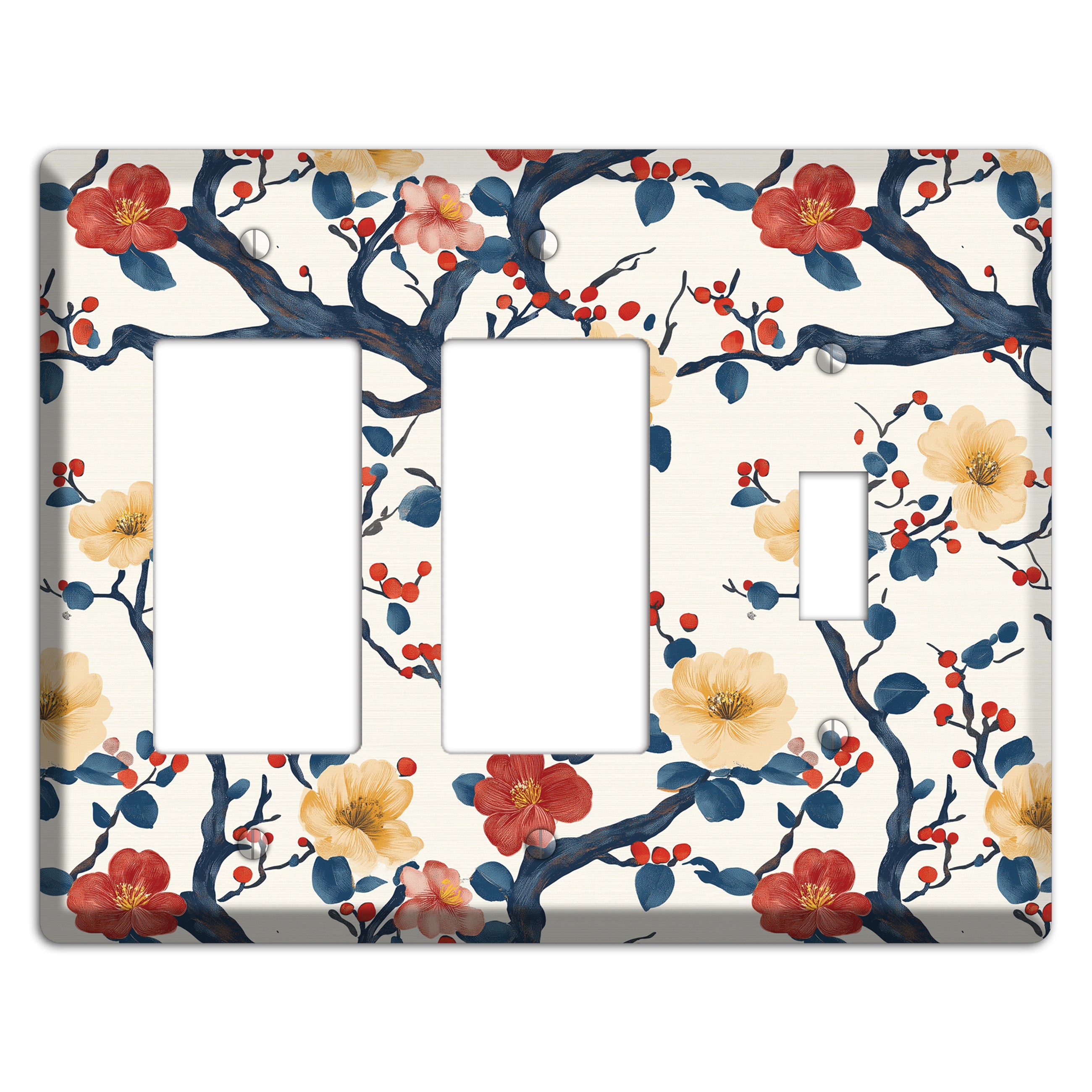 Berry Branch Reverie 2 Rocker / Toggle Wallplate