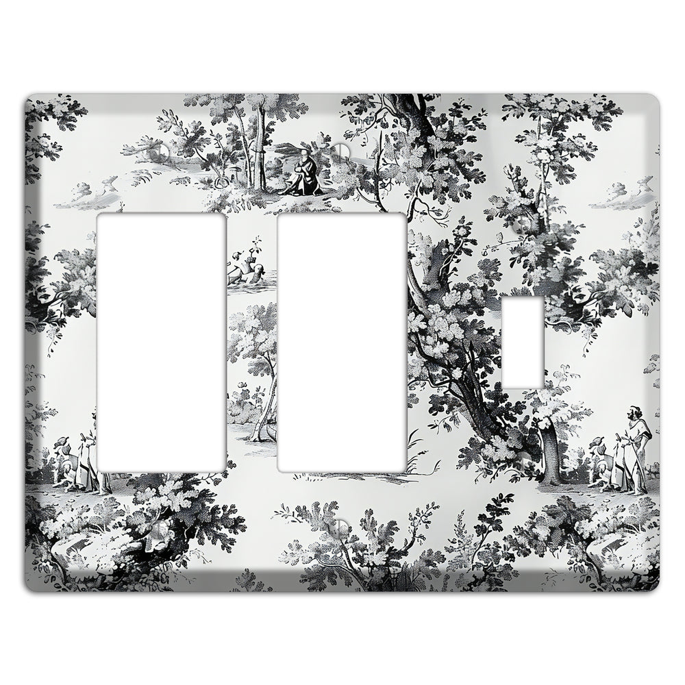 Pastoral Whisper 2 Rocker / Toggle Wallplate
