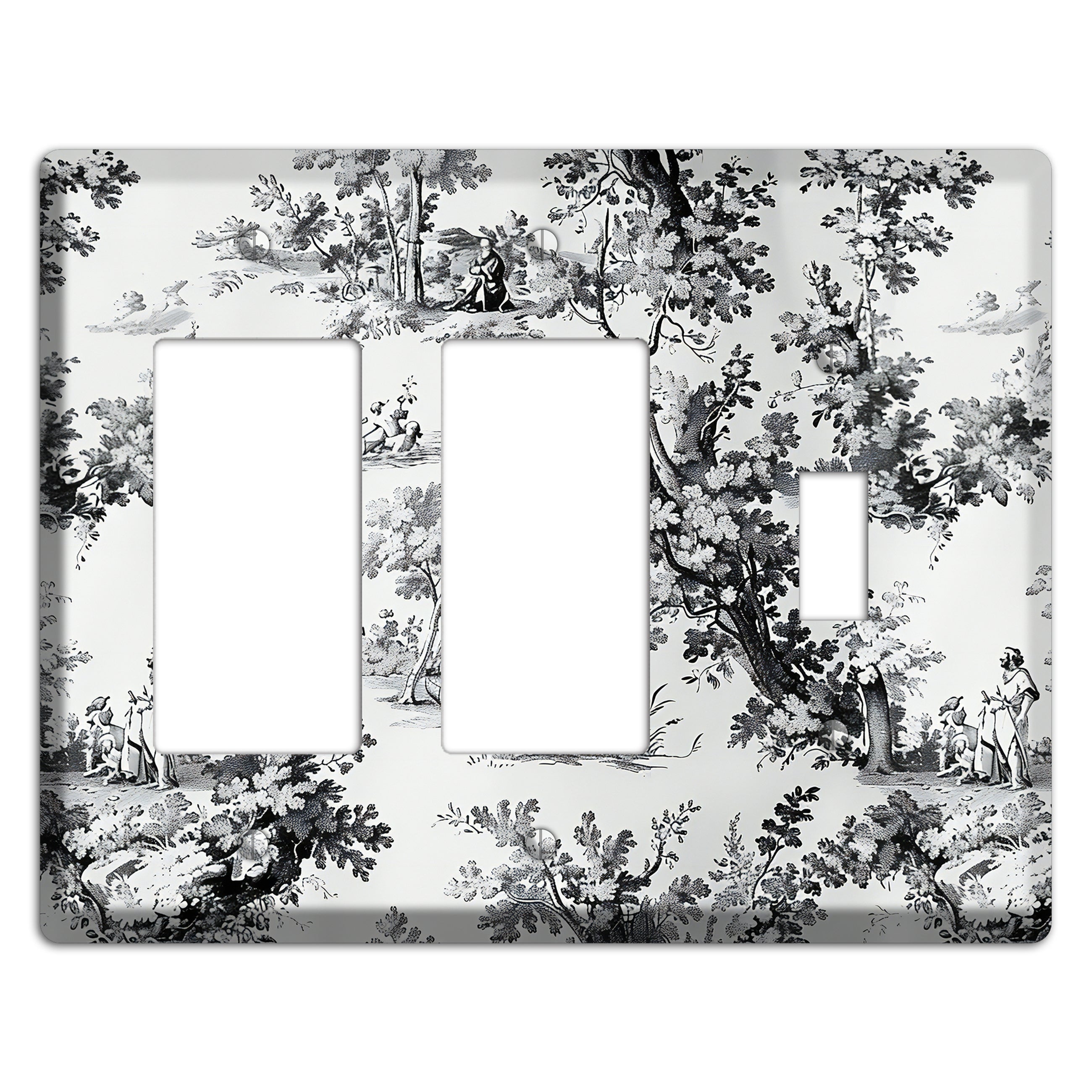 Pastoral Whisper 2 Rocker / Toggle Wallplate