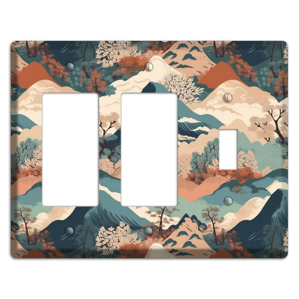 Mountain Reverie 2 Rocker / Toggle Wallplate