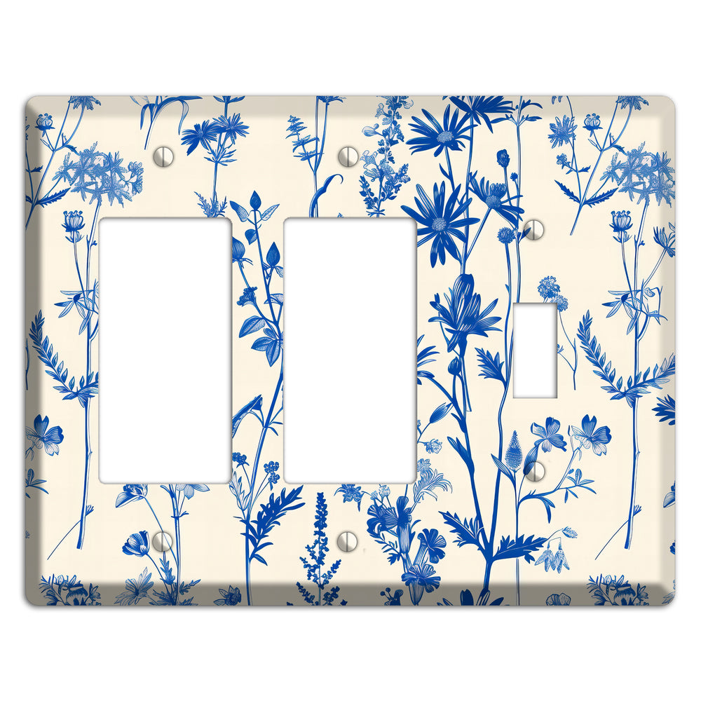 Meadow in Ink 2 Rocker / Toggle Wallplate