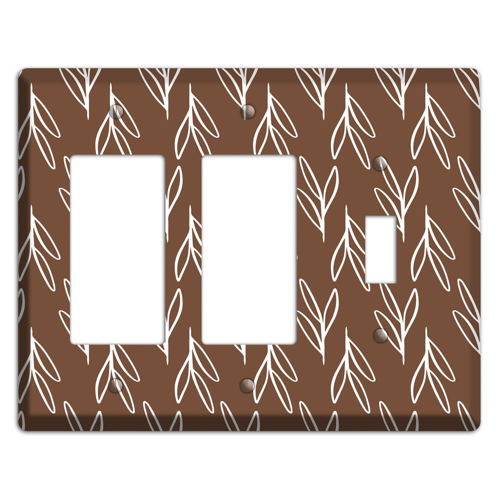 Wheat & Shadow 2 Rocker / Toggle Wallplate
