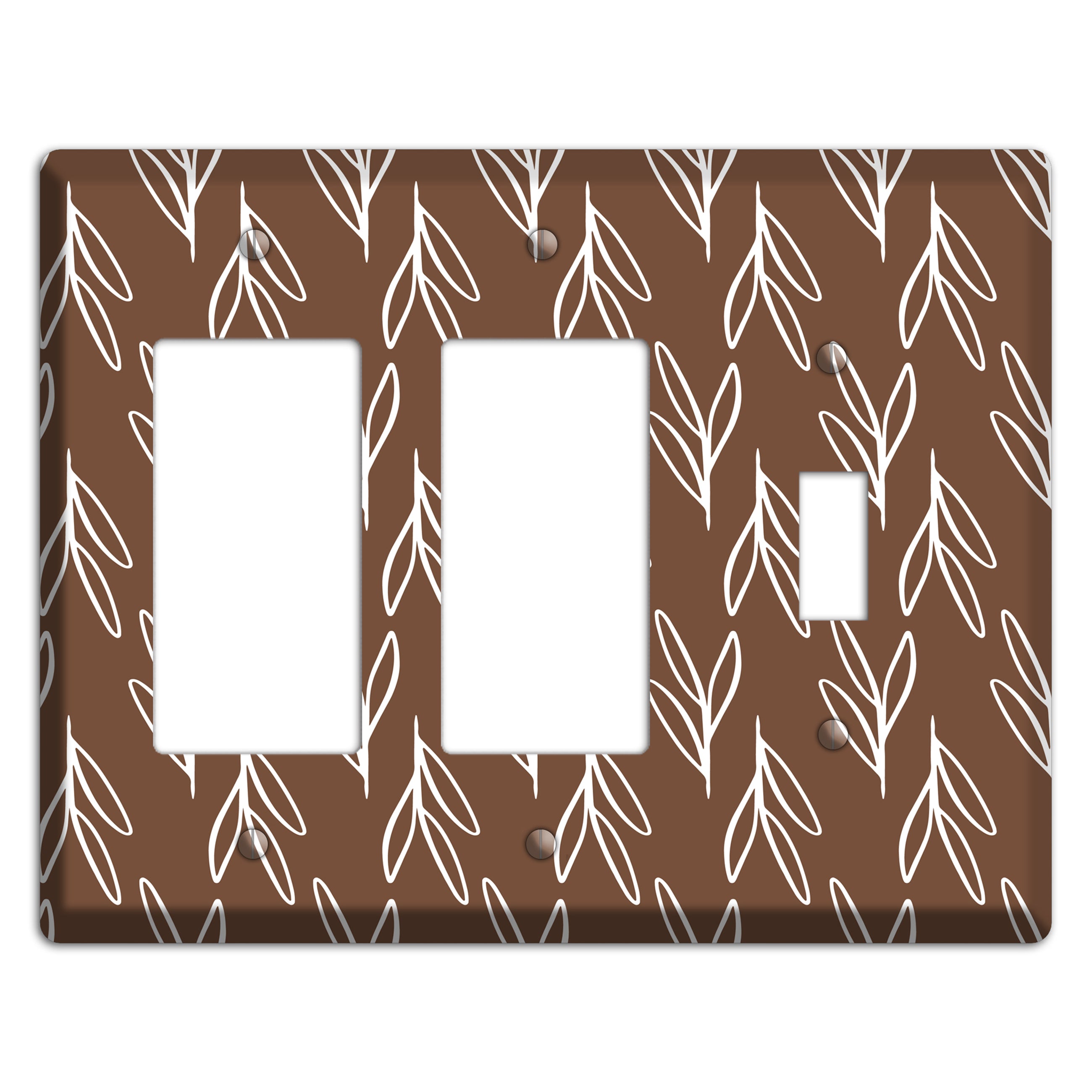 Wheat & Shadow 2 Rocker / Toggle Wallplate