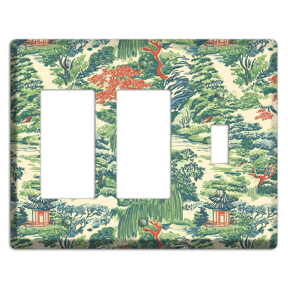 Pavilion & Willow 2 Rocker / Toggle Wallplate