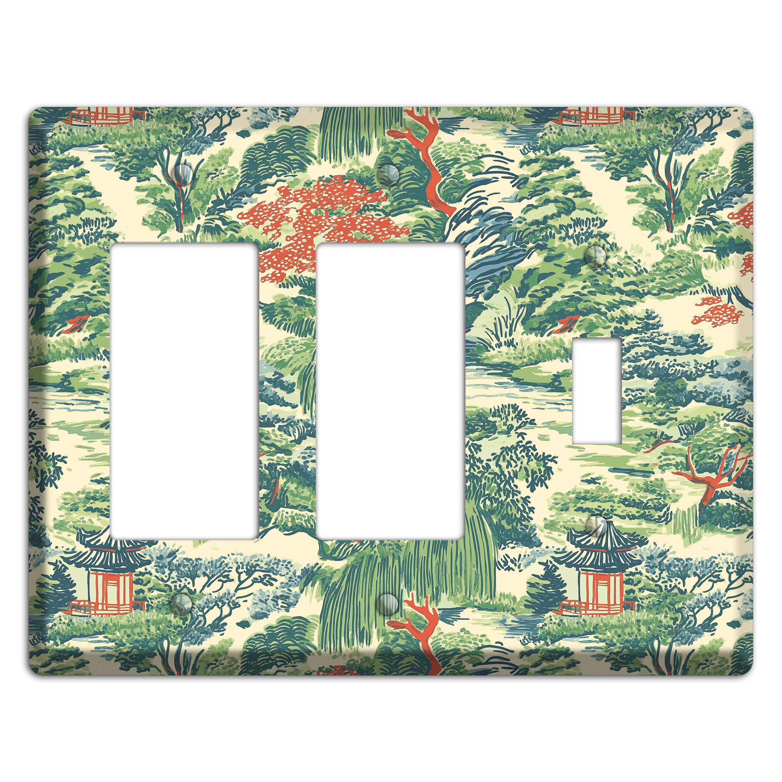 Pavilion & Willow 2 Rocker / Toggle Wallplate