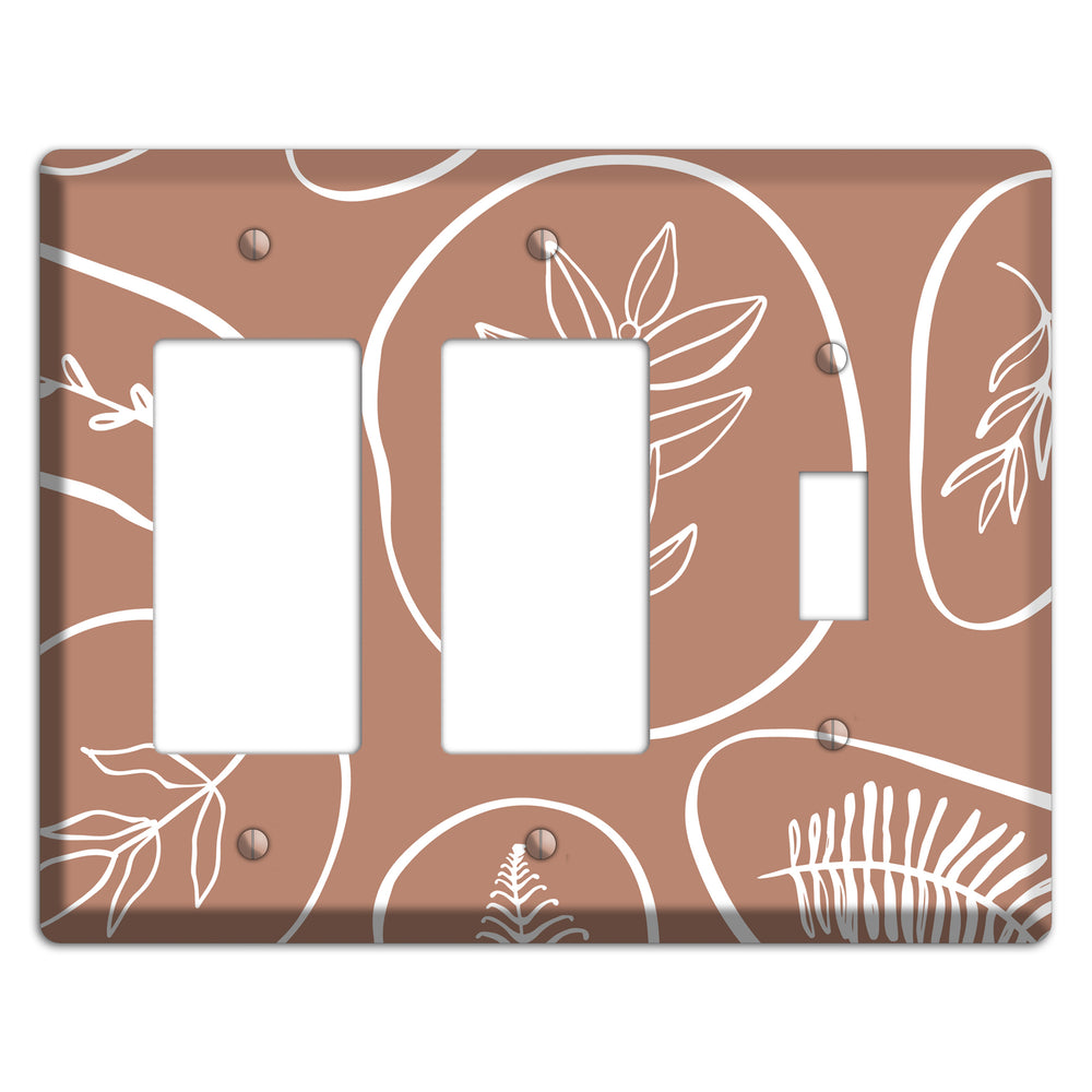 Pressed & Preserved 2 Rocker / Toggle Wallplate