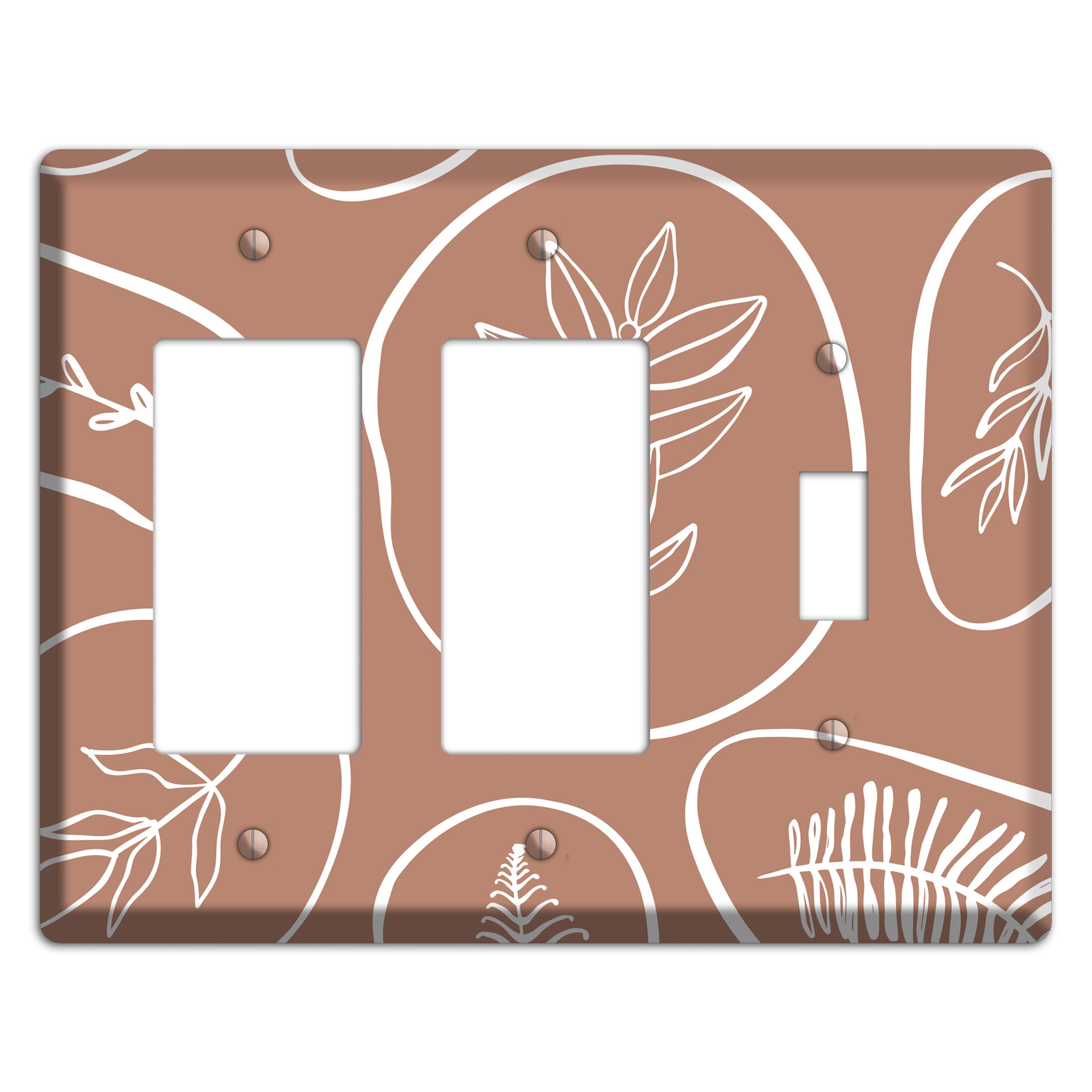 Pressed & Preserved 2 Rocker / Toggle Wallplate