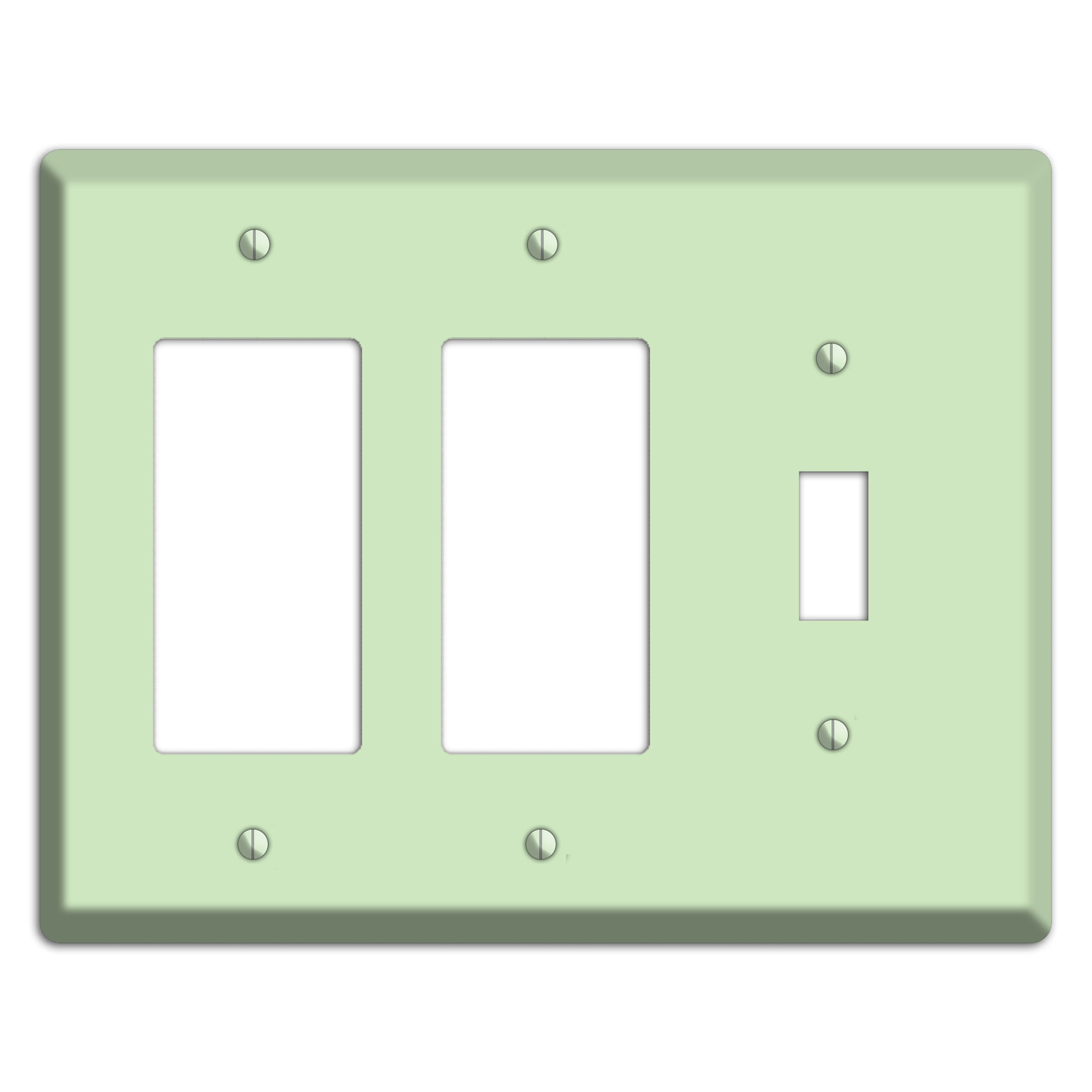 Baxter Mint 2 Rocker / Toggle Wallplate