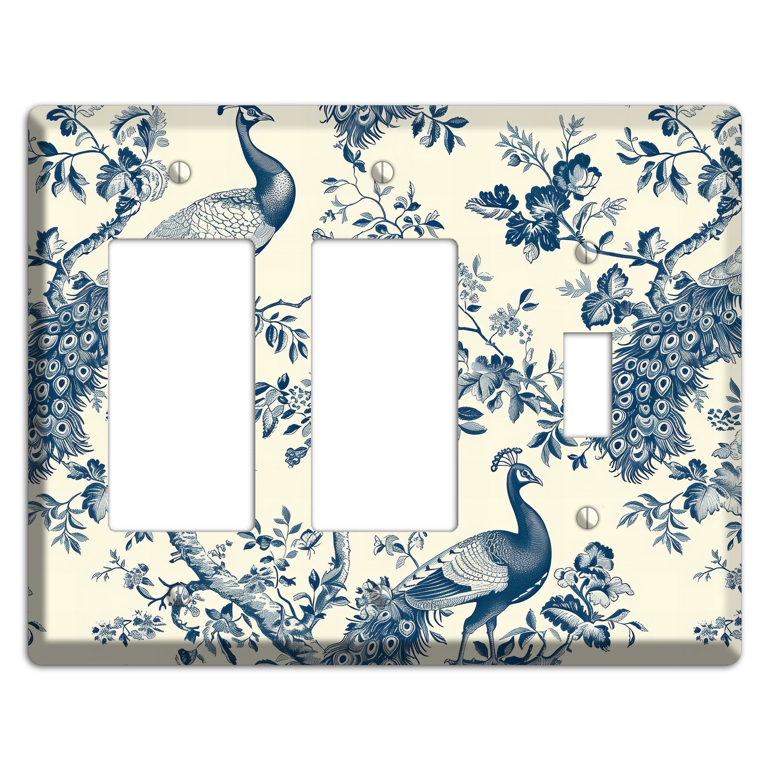 Peacock Court 2 Rocker / Toggle Wallplate