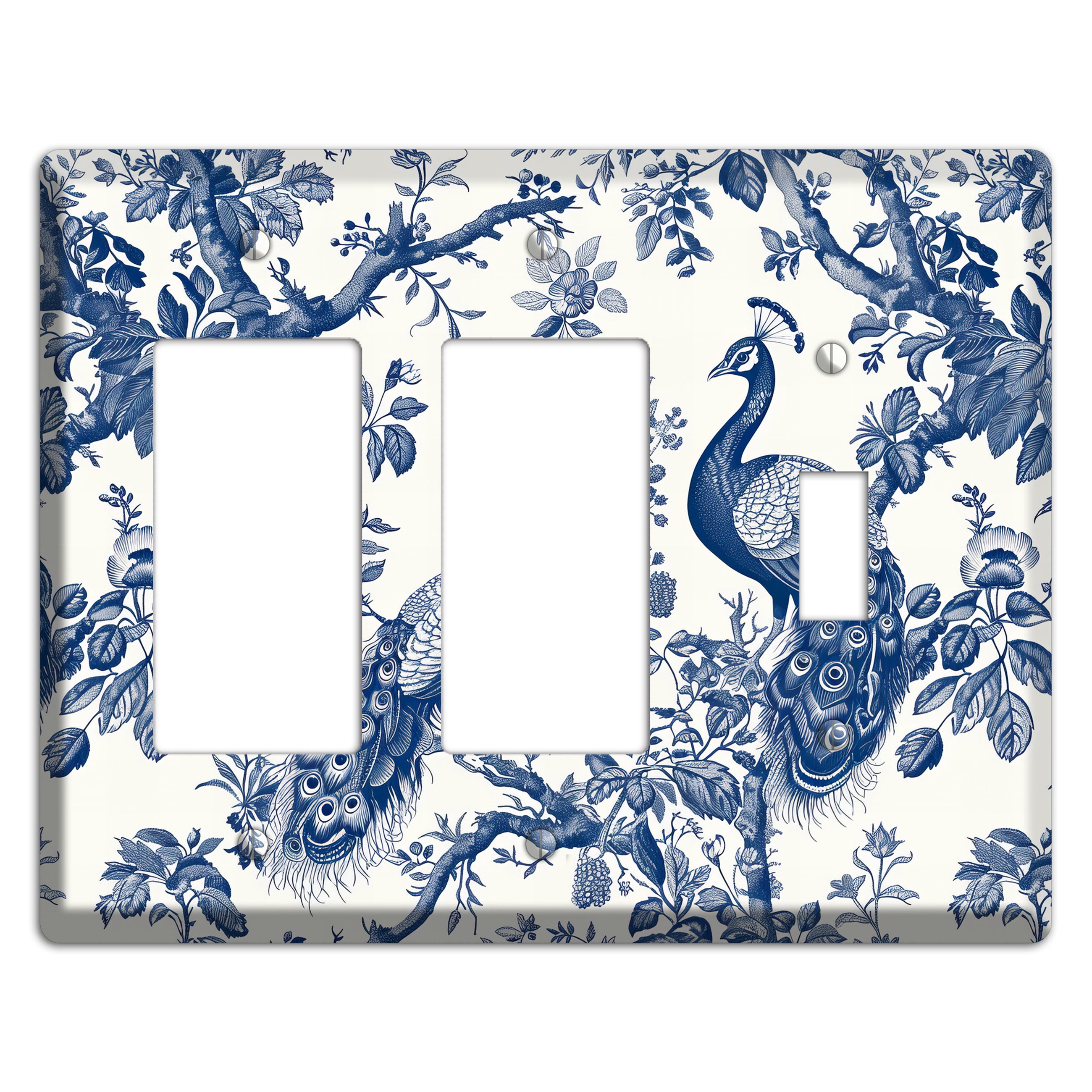 Peacock & Branch 2 Rocker / Toggle Wallplate