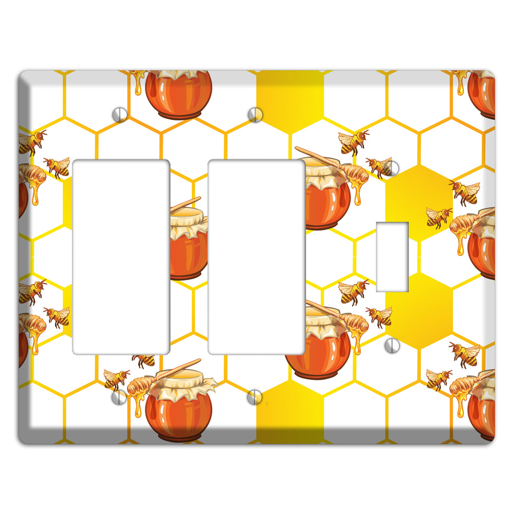 Honeypot Reverie 2 Rocker / Toggle Wallplate