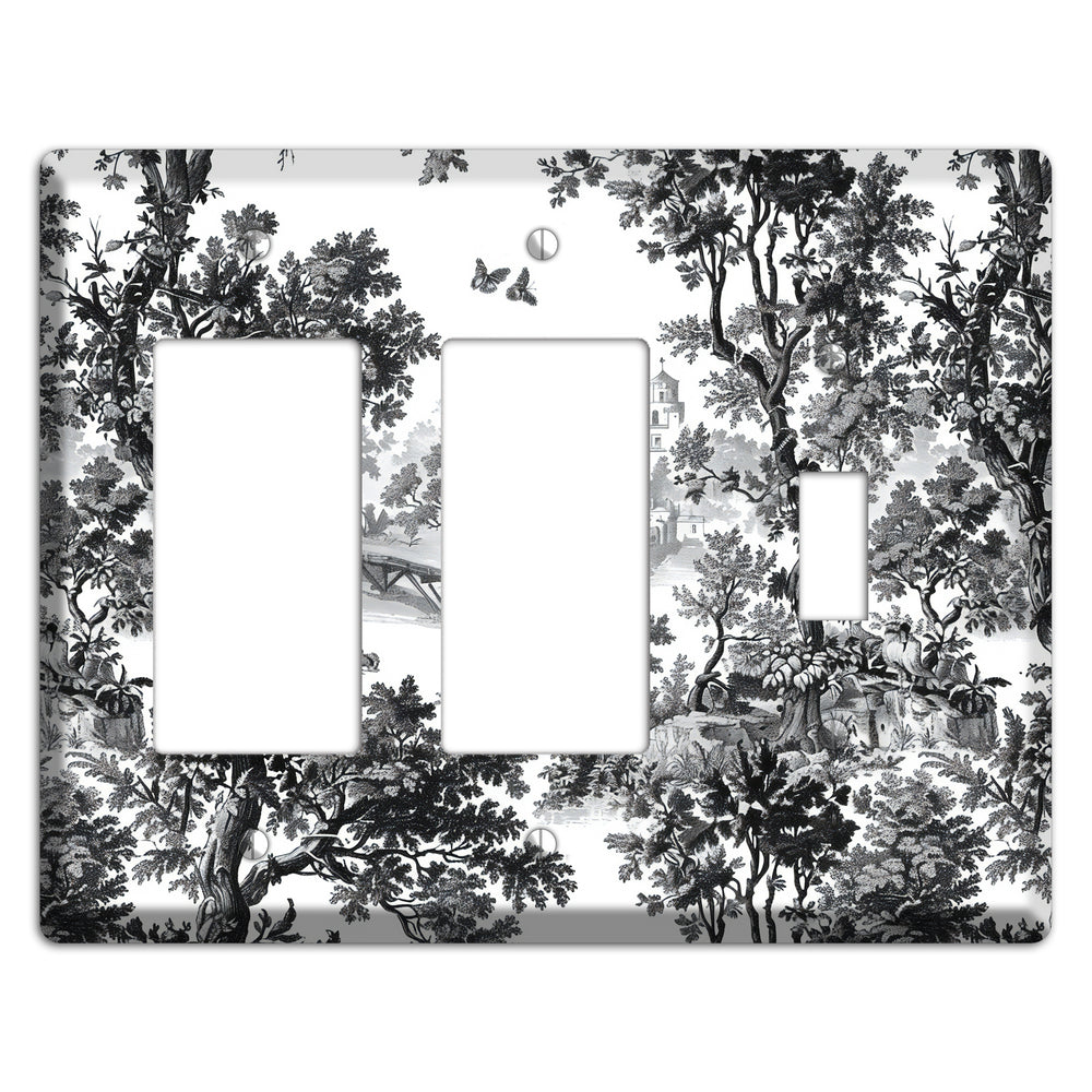 Woodland Chapel Mist 2 Rocker / Toggle Wallplate