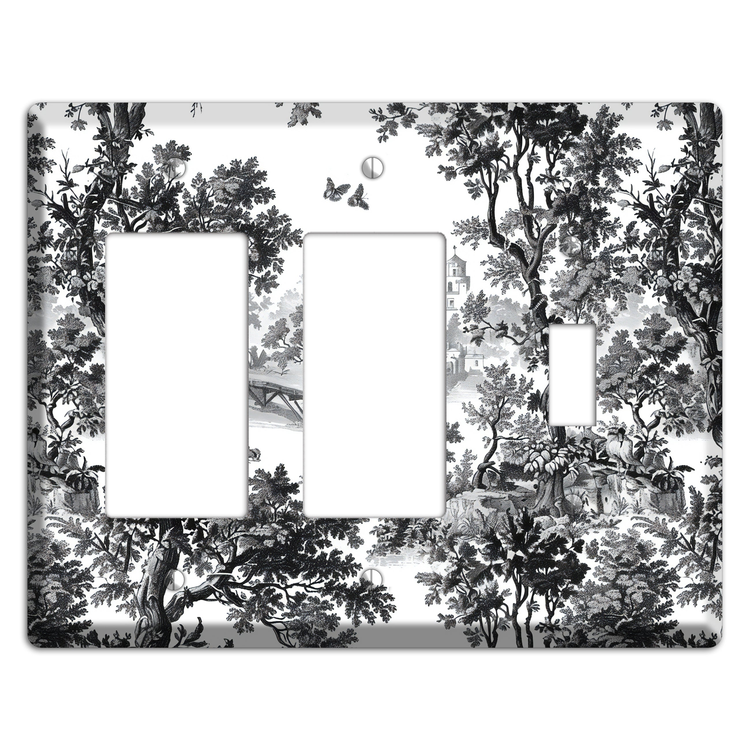Woodland Chapel Mist 2 Rocker / Toggle Wallplate