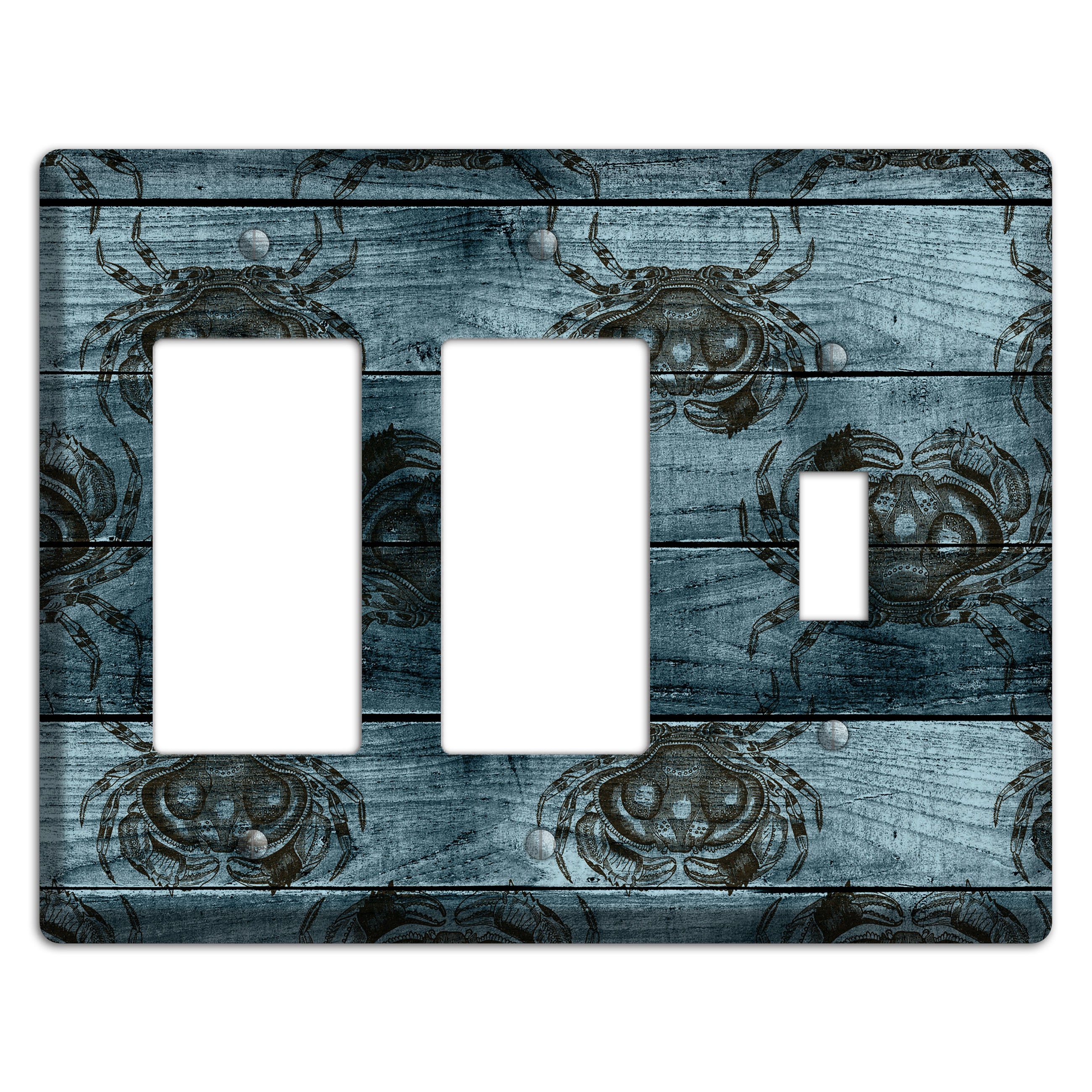 Crabby Waters 2 Rocker / Toggle Wallplate
